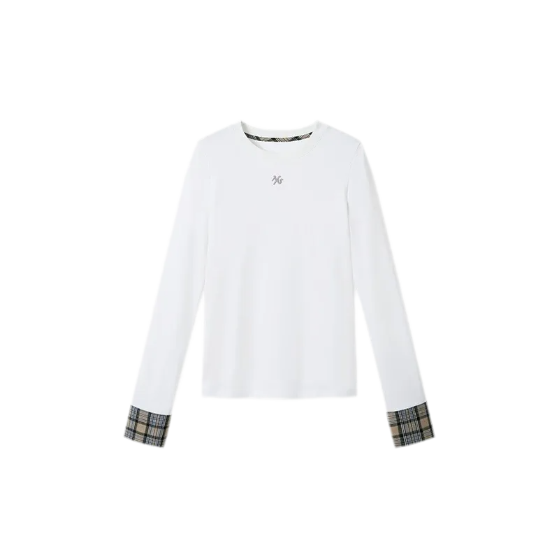 Embroidered Patch Long Sleeve Tee