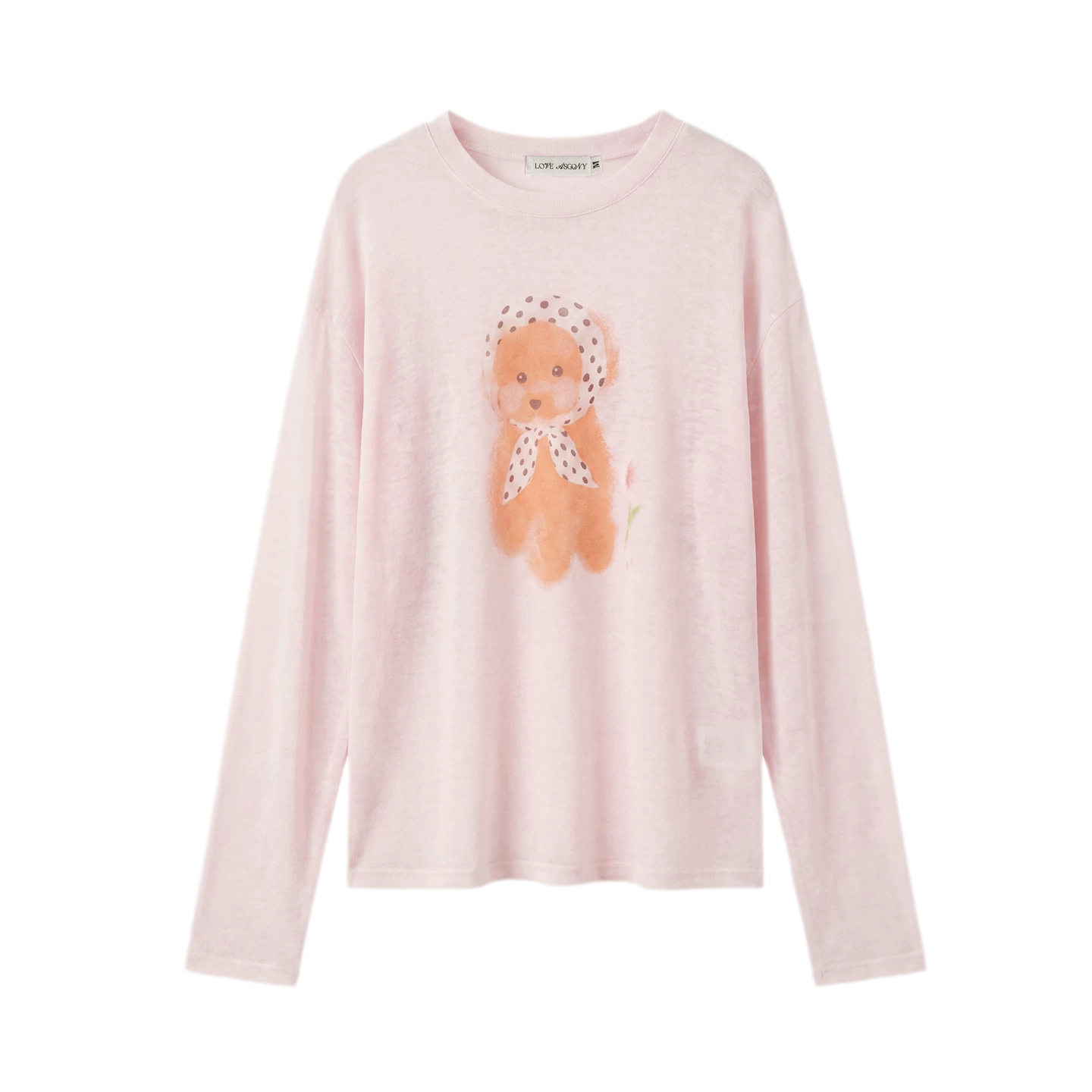 Lyocell Puppy Print Tee