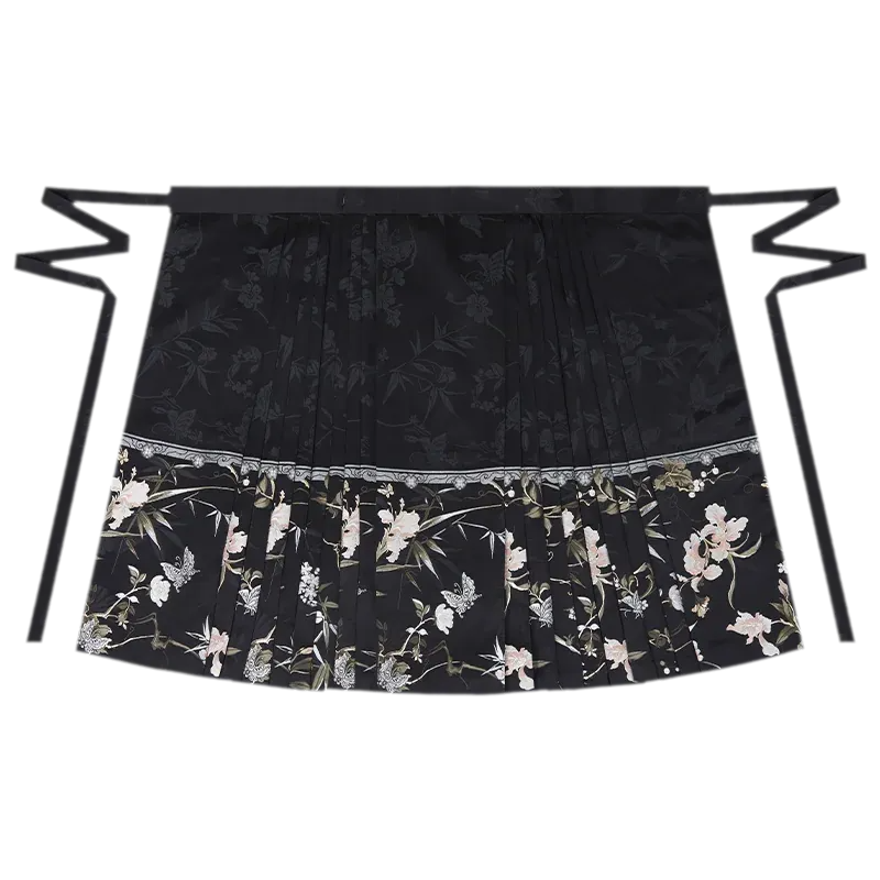 嵌锦 Inlaid Brocade Jacquard Mamian Skirt