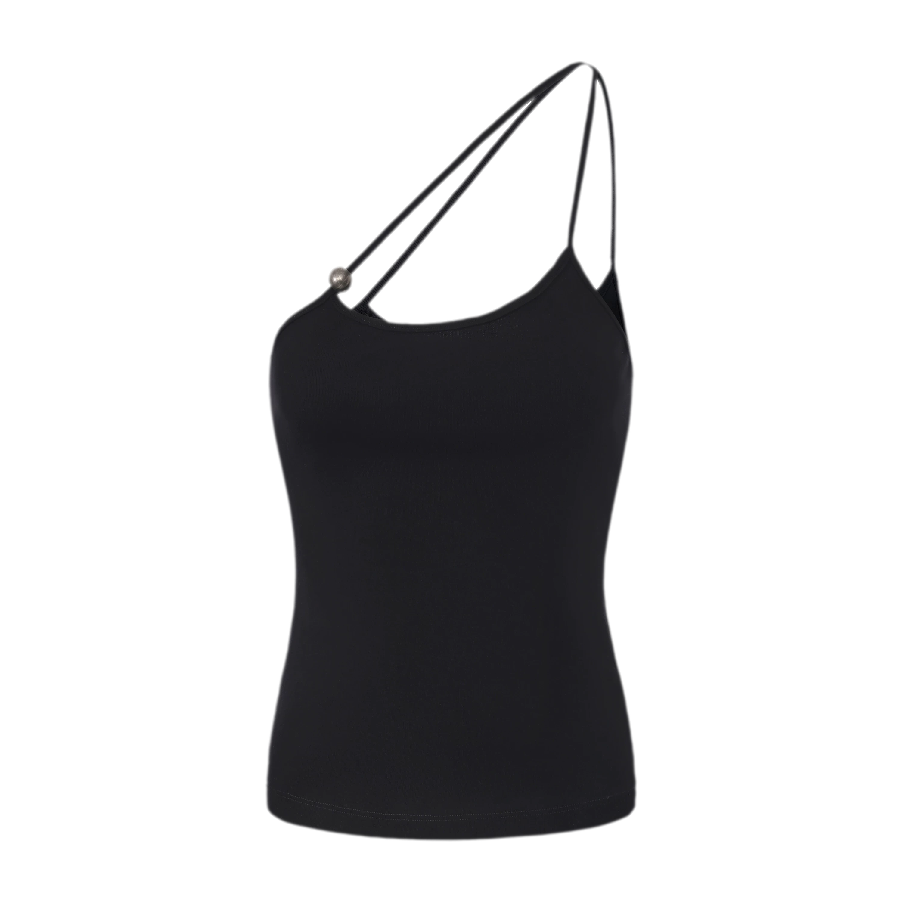 Strap Asymmetric Knit Cami