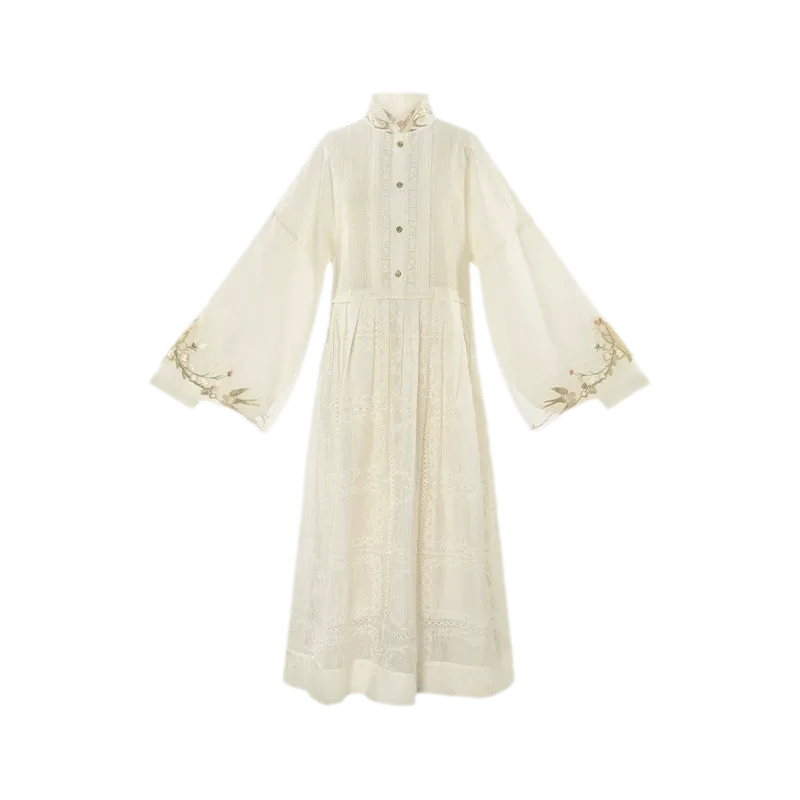 月归 Moon Return Ming-Style Stand-Collar Dress Set