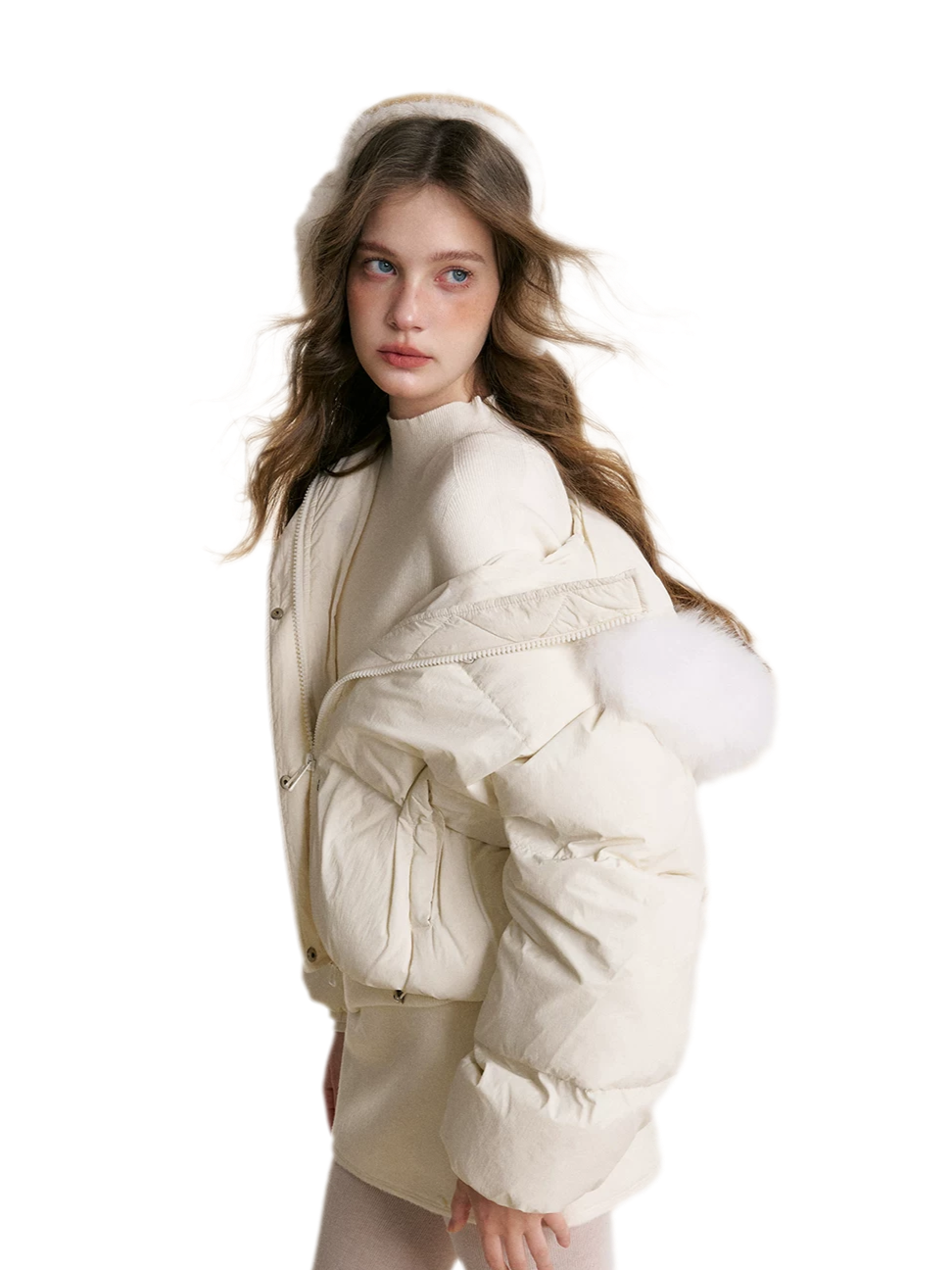 Puffer Hooded Down Jacket