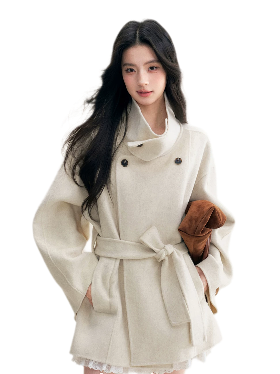 70 Wool Stand Collar Coat