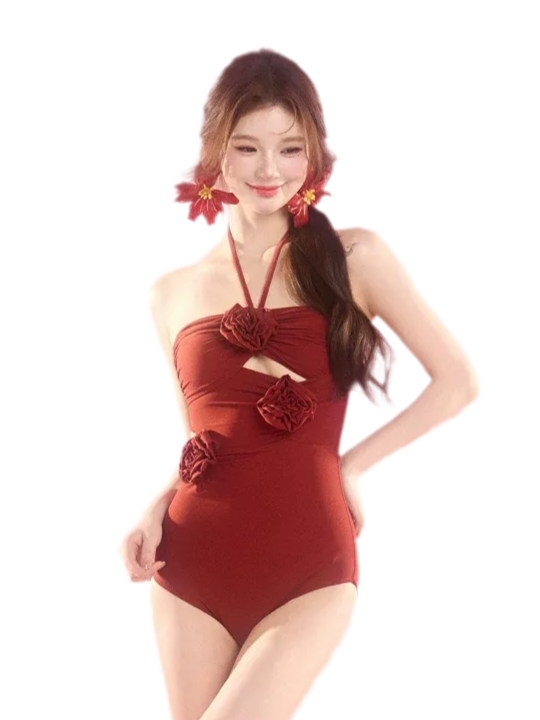 Halter Cutout Swimsuit