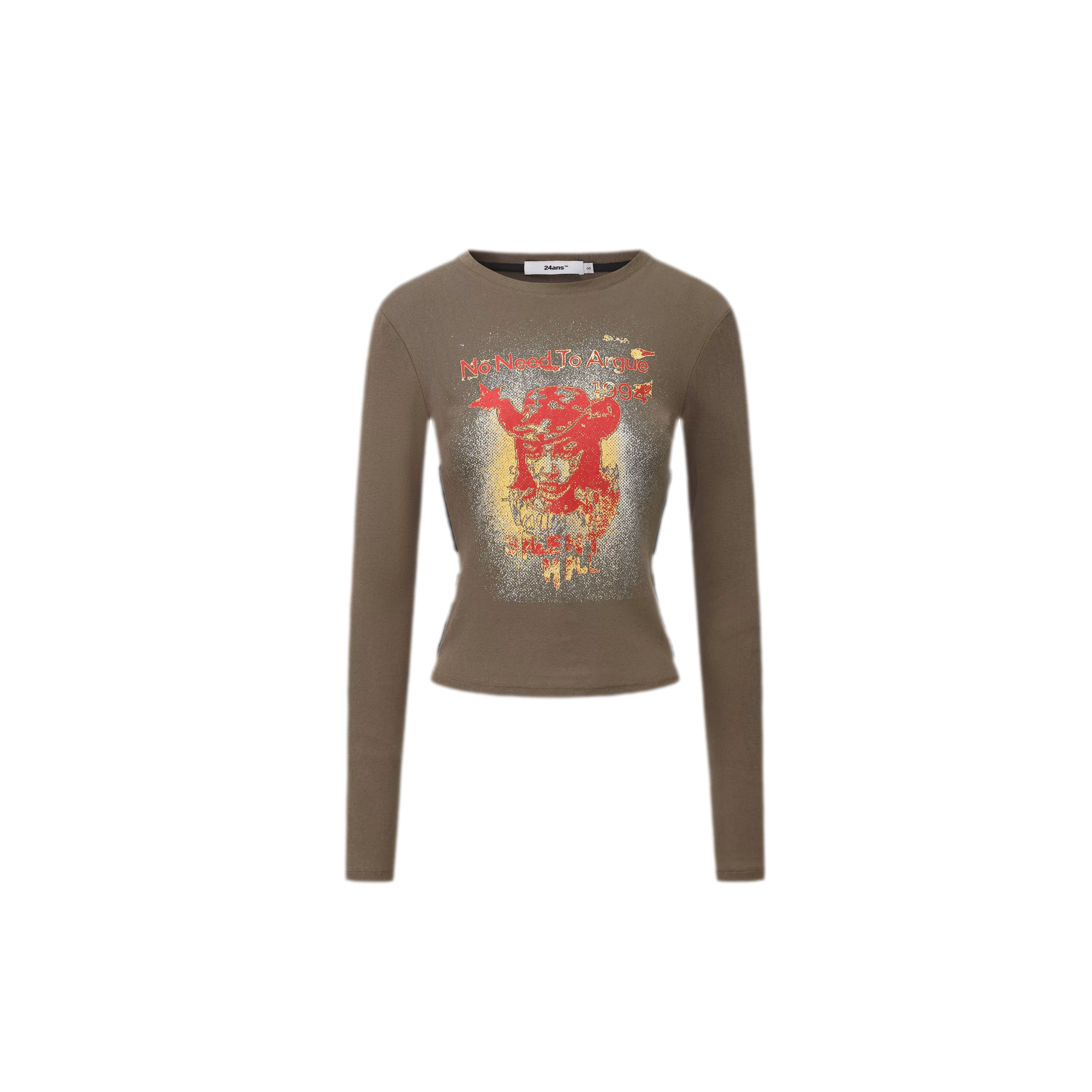 Graphic Buckle Cropped T-Shirt