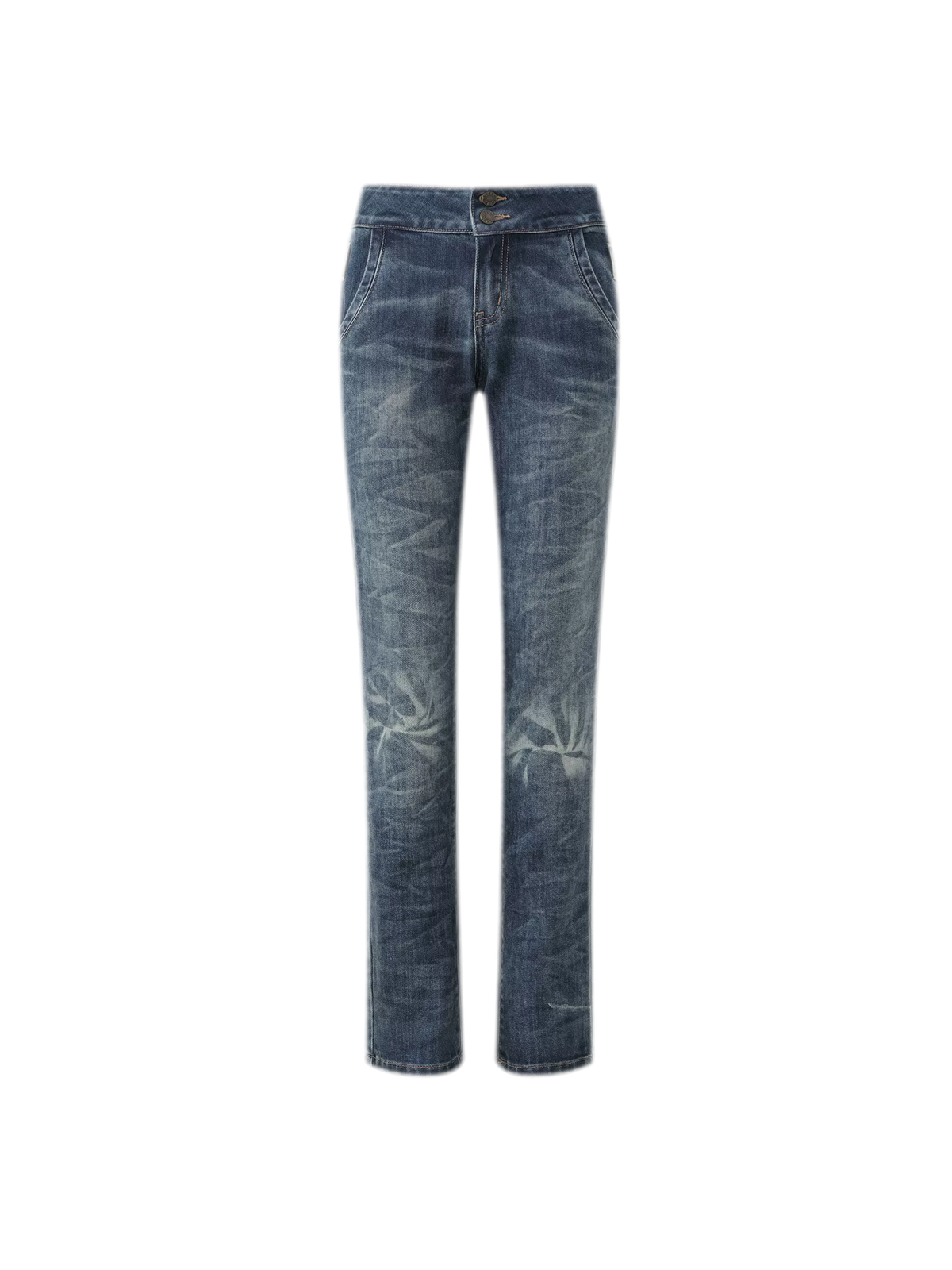 Snowflake Wash Slim Tapered Jeans