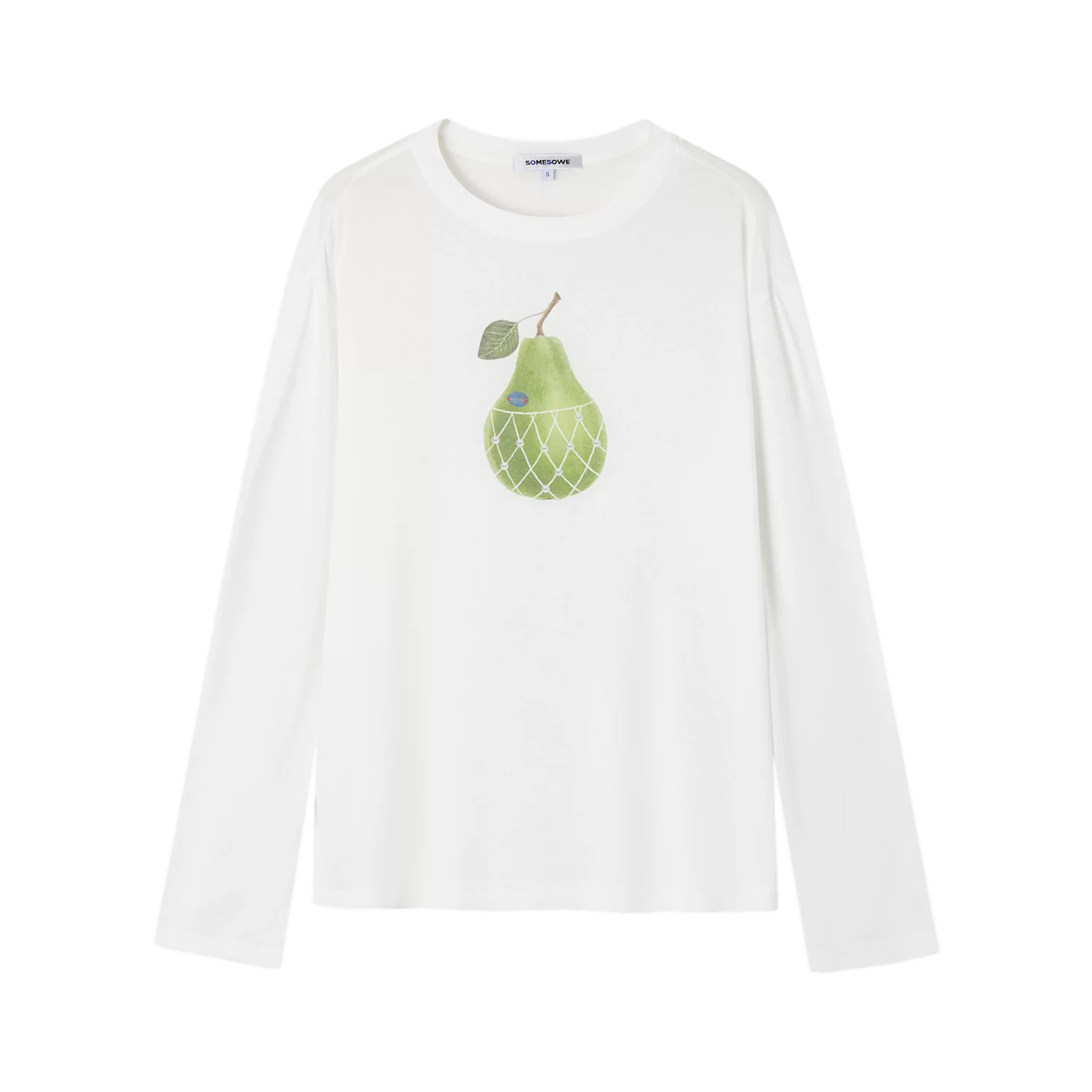 Large Pear Long Sleeve T-shirt