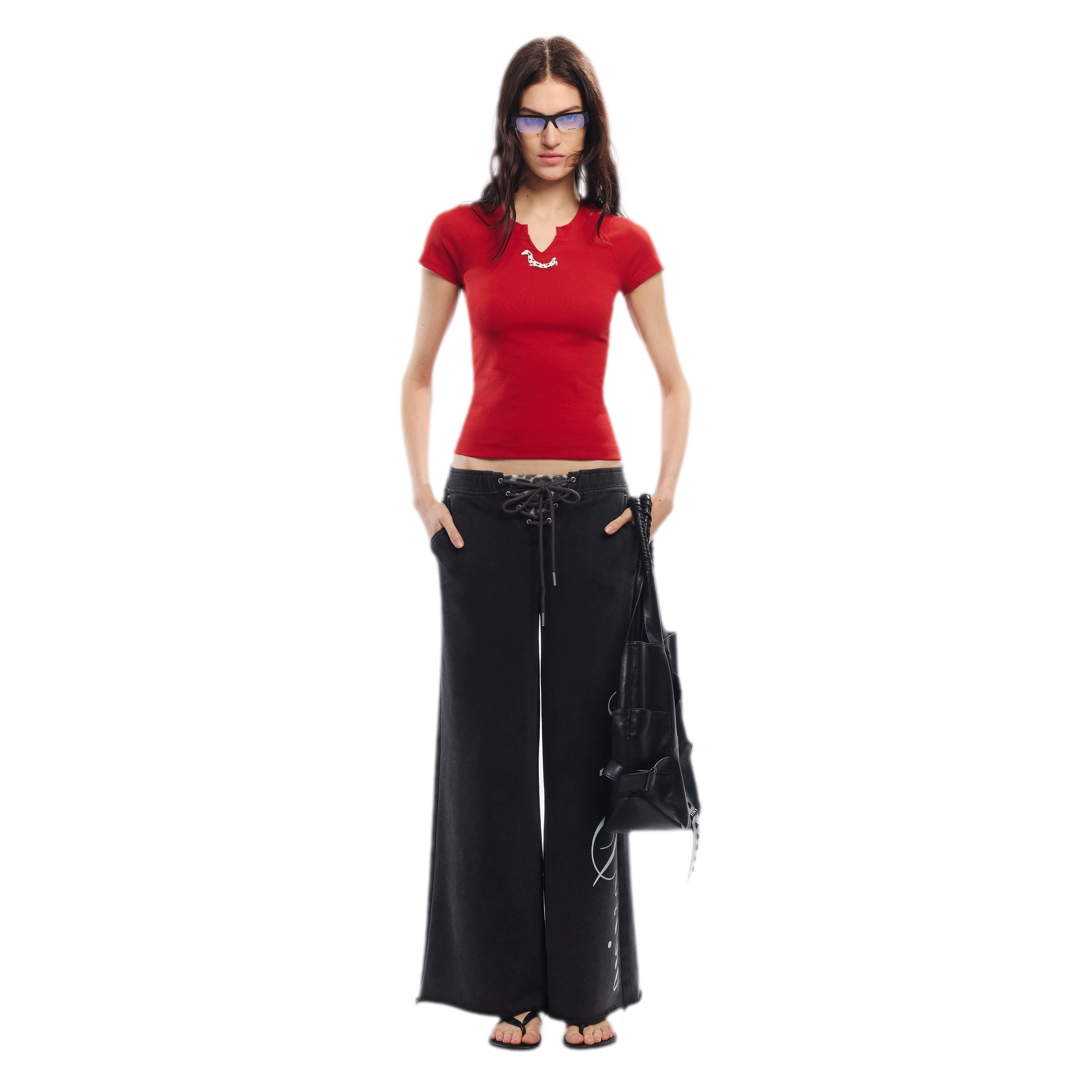 Summer V-neck Slim Fit T-shirt