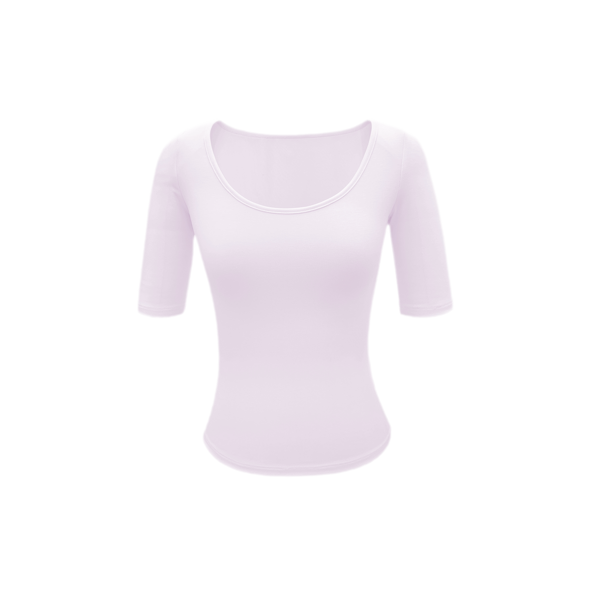Soft U-Neck Slim-Fit T-Shirt