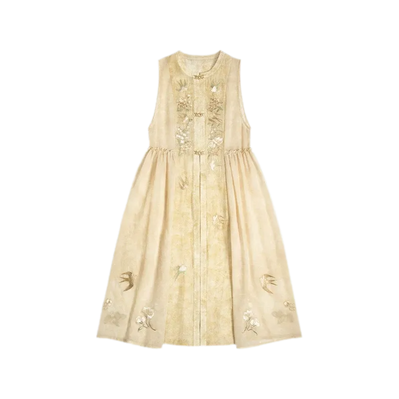 月归 Moon Return Ming-Style Stand-Collar Dress Set