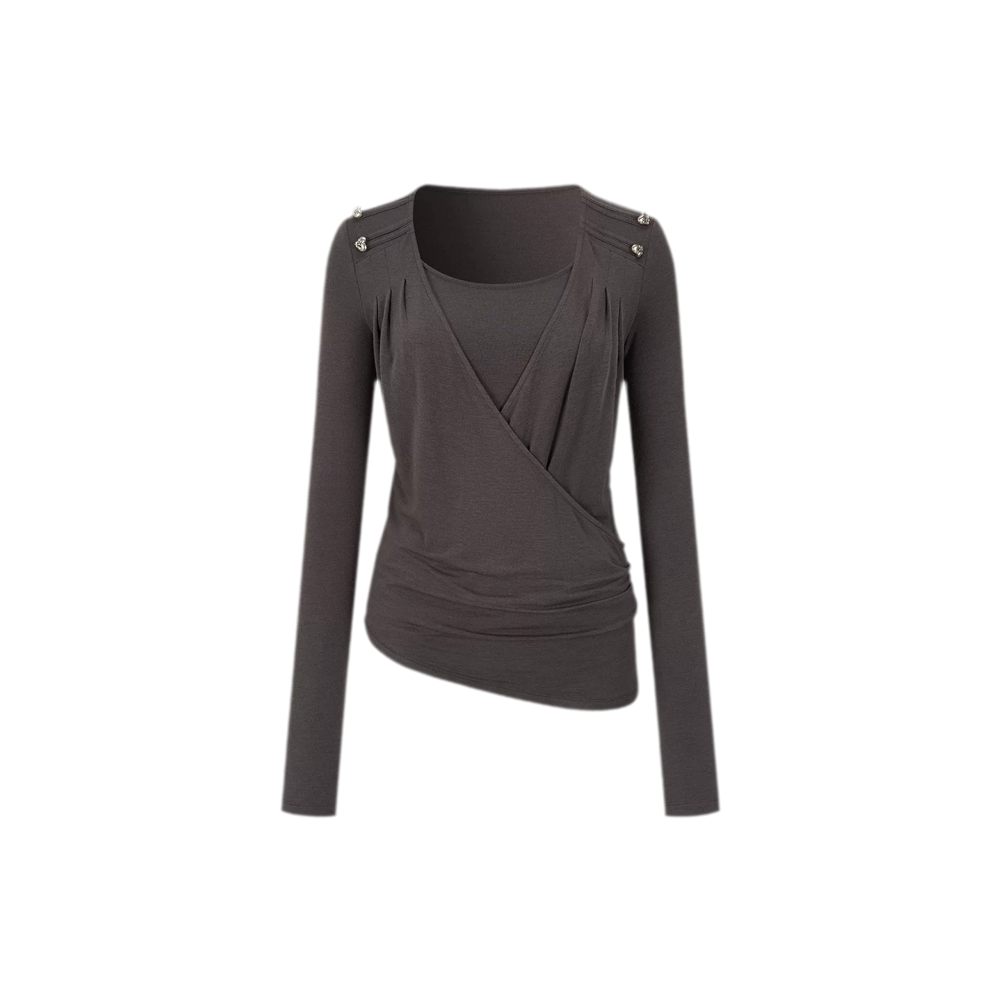 Modal Draped Layered Top