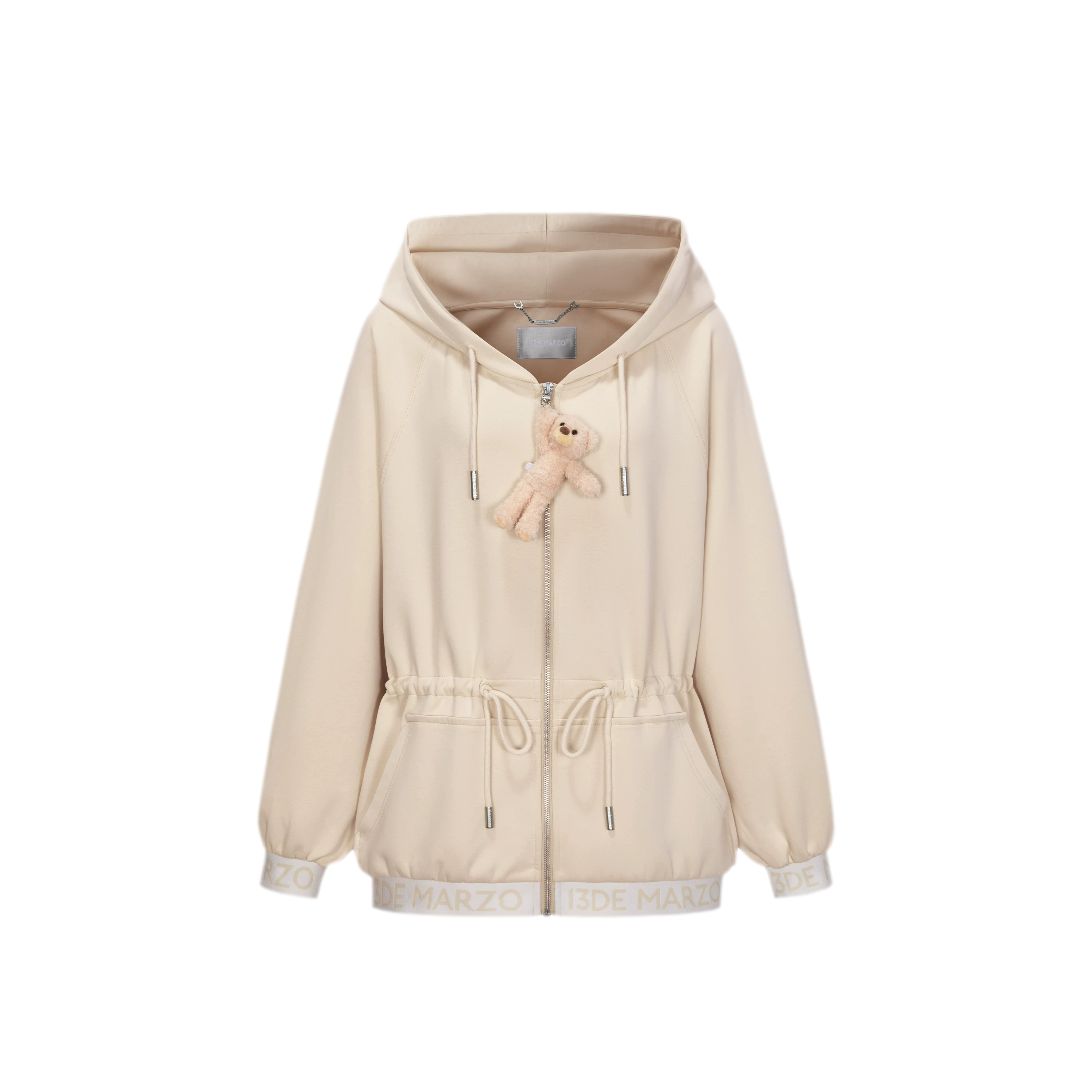 Logo Hooded Zip Jacket