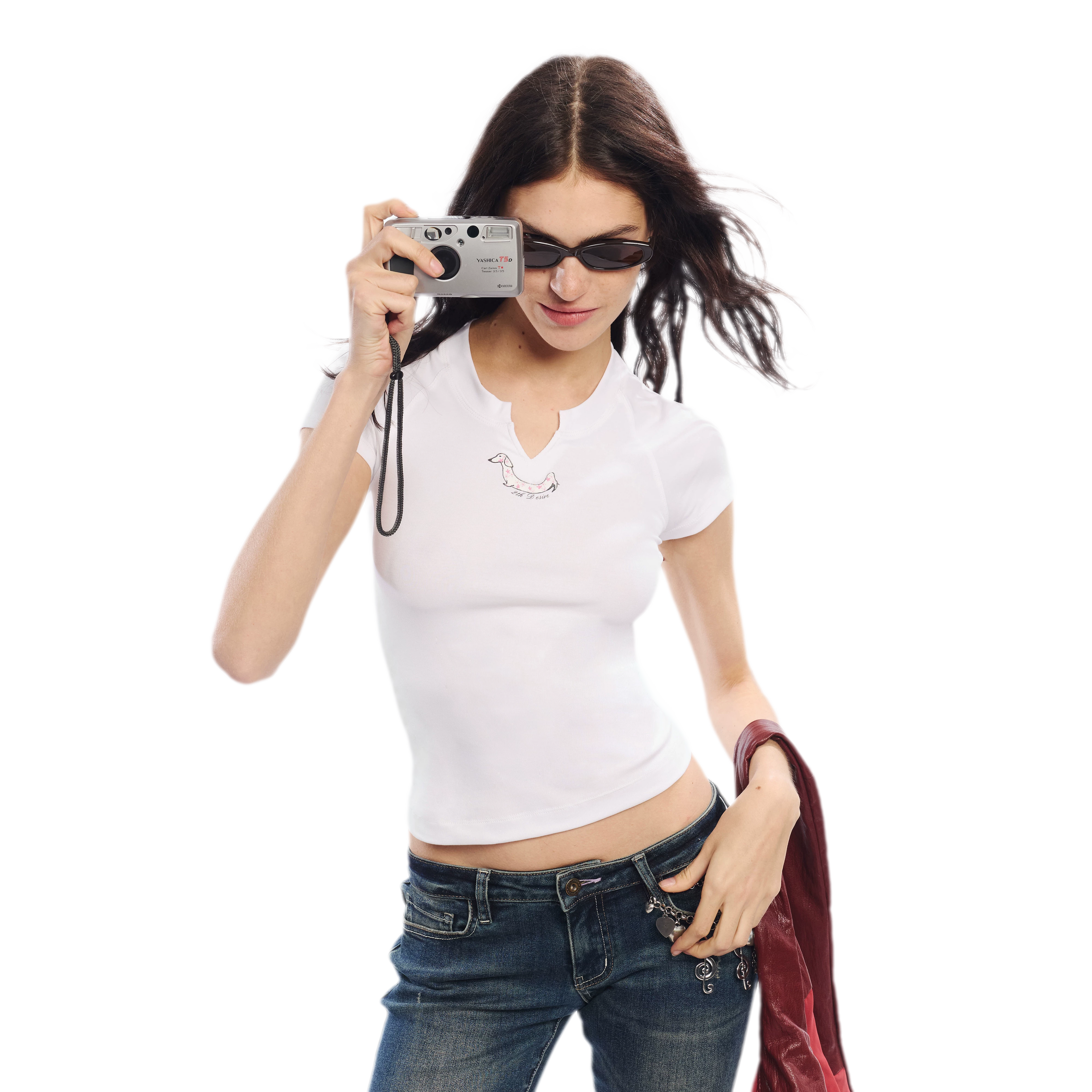 Summer V-neck Slim Fit T-shirt