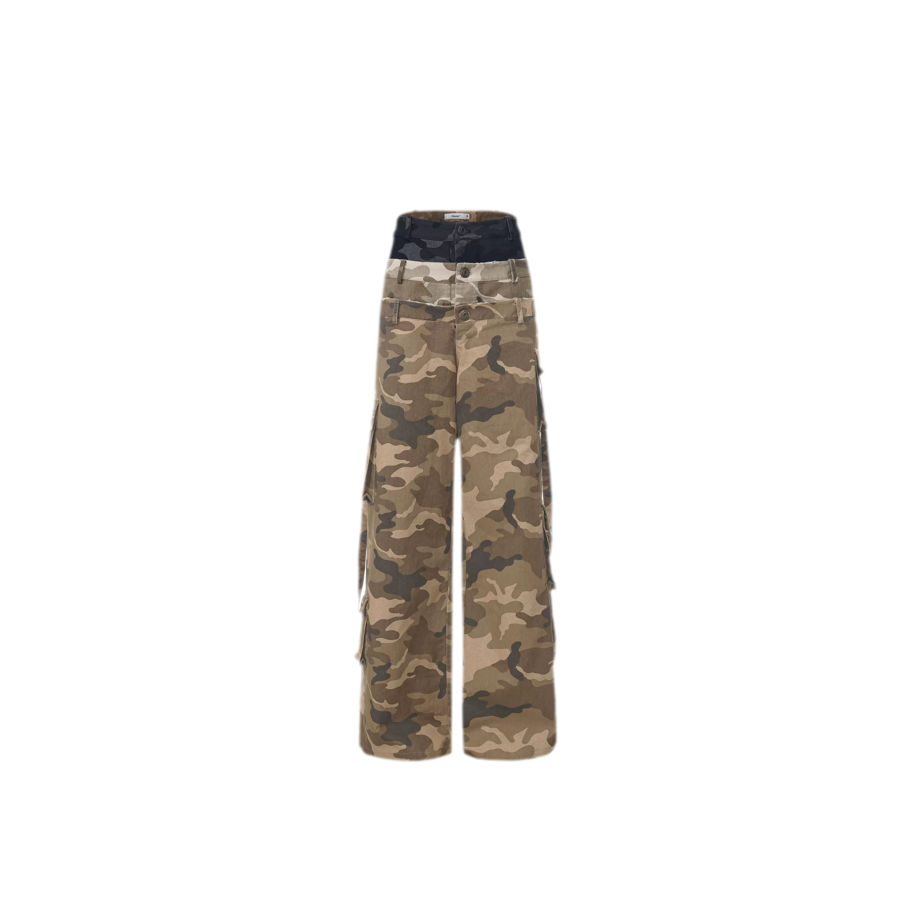 24ANS x UWA Camo Wide-Leg Pants
