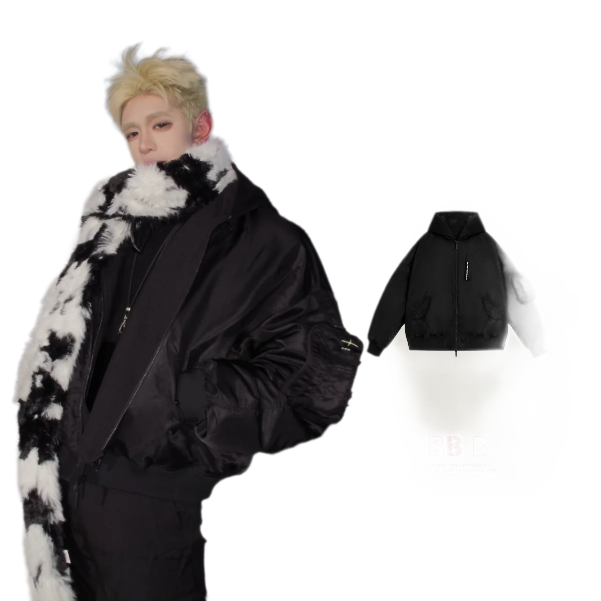 Down-Filled Detachable Puffer Jacket