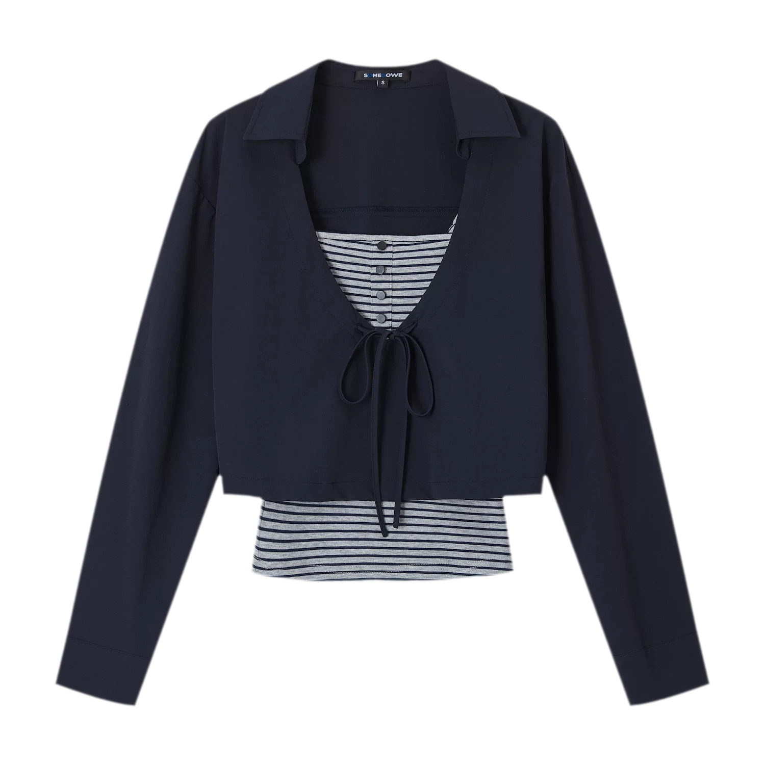 Layered V-Neck Top
