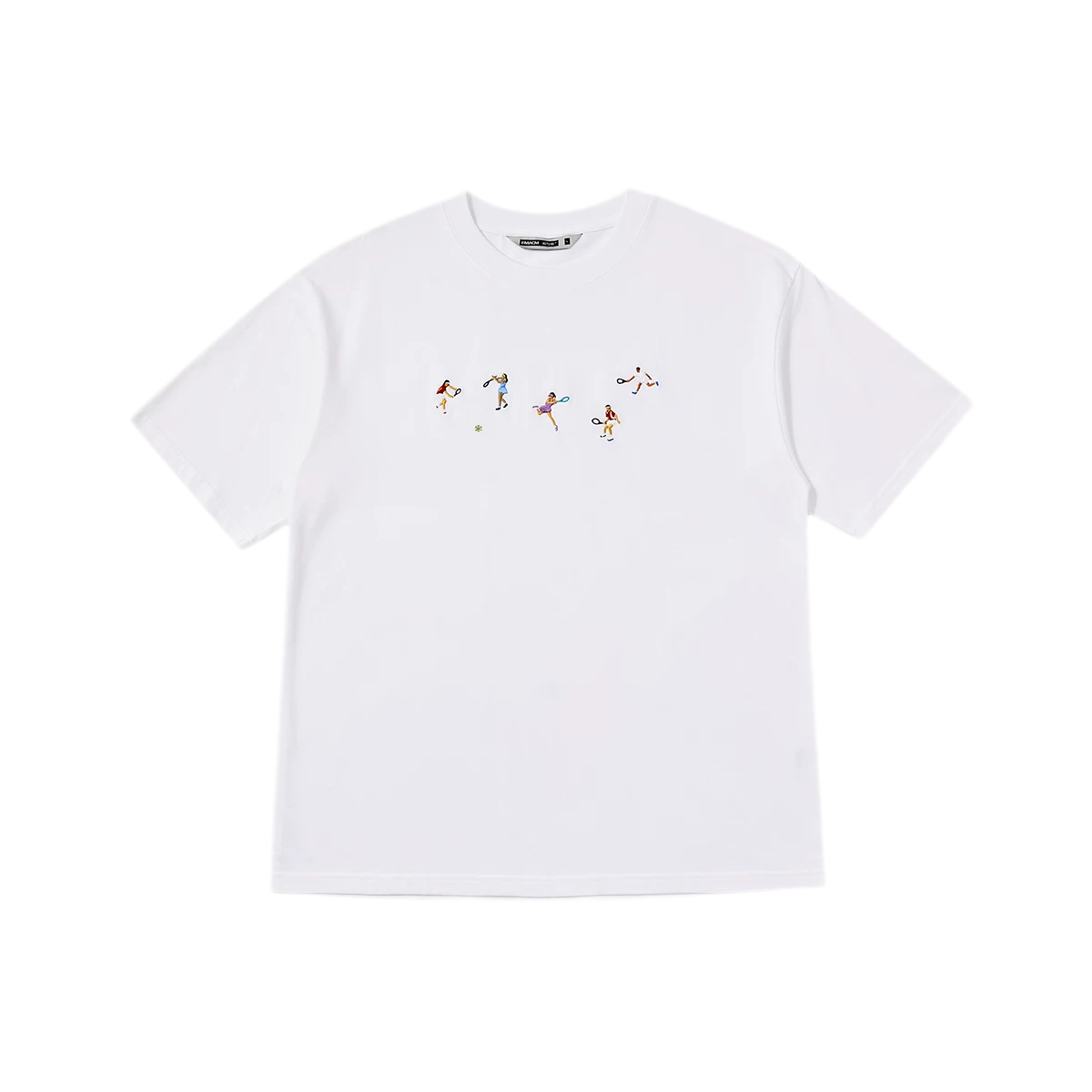 Hand Drawn Tennis Embroidery Tee