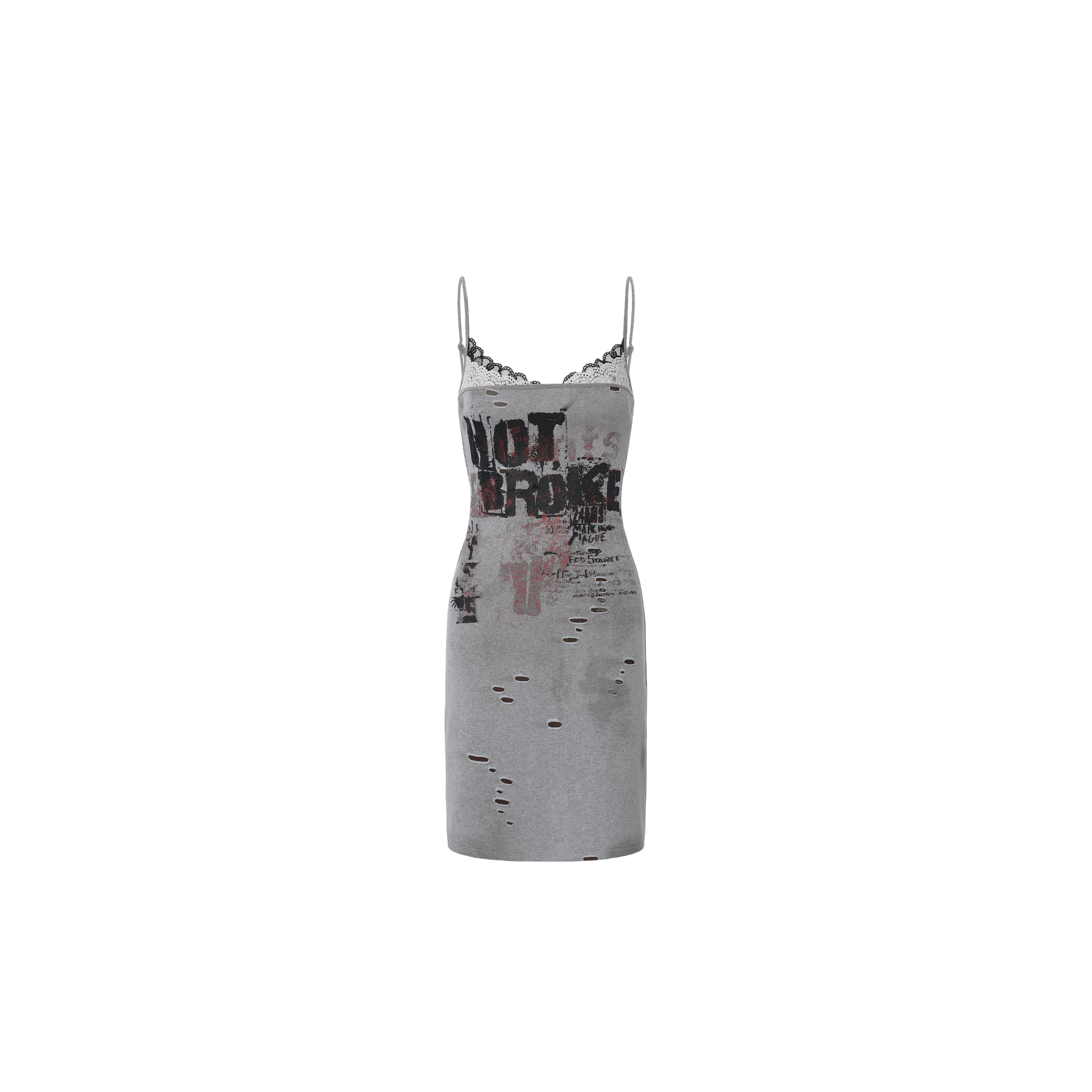 Lace Splicing Sleeveless Dress