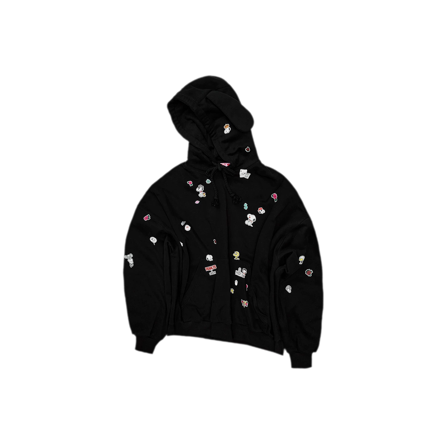 Brushed Oversized Graphic Hoodie