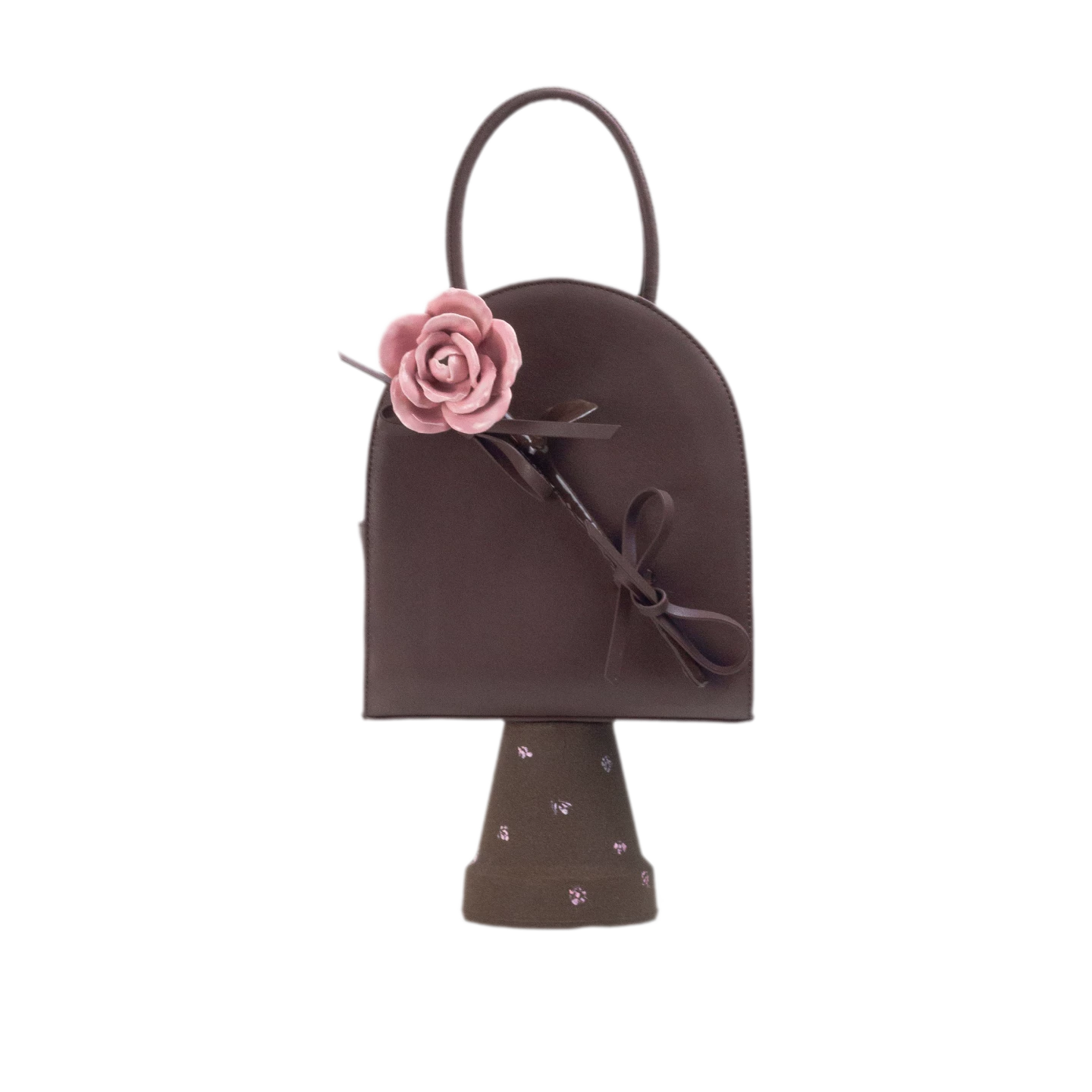 Handcrafted Ceramic Flower Bag