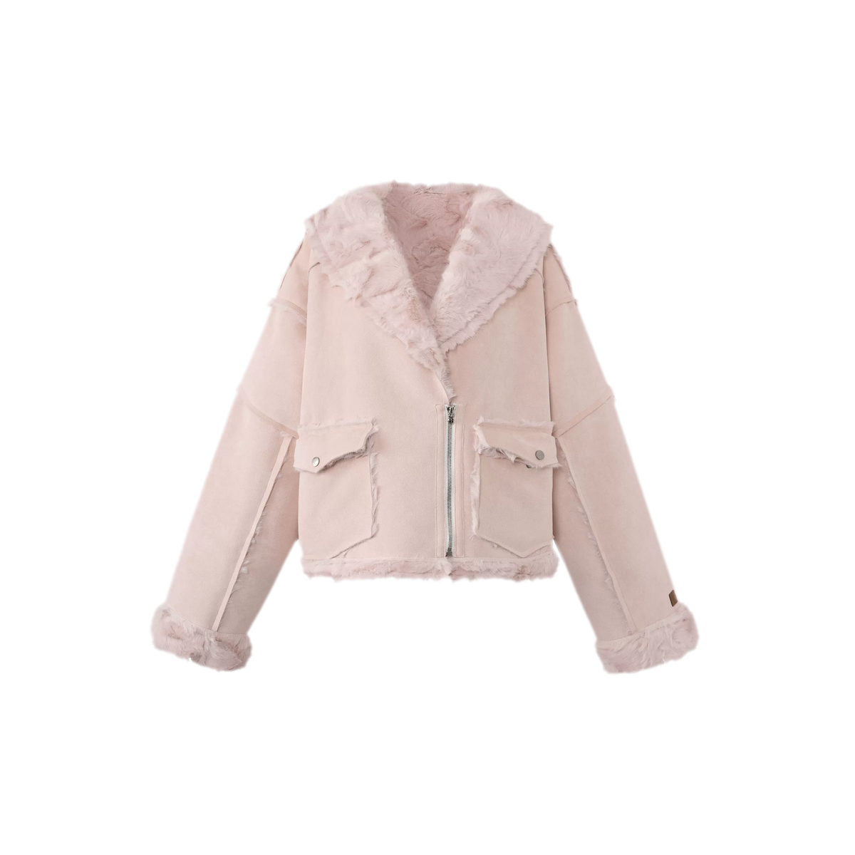 Faux Fur Reversible Short Jacket