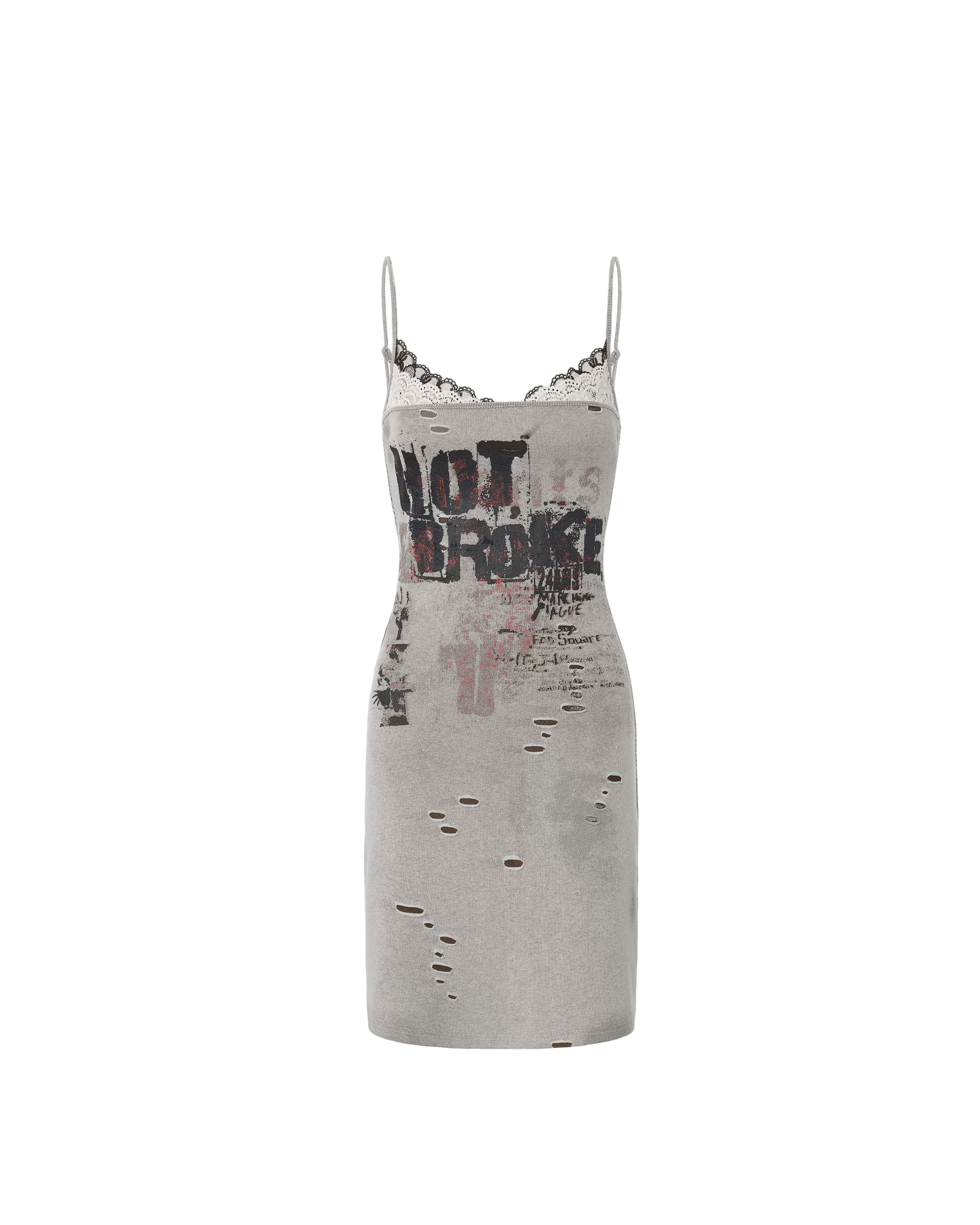 Light Lace Splicing Camisole Dress