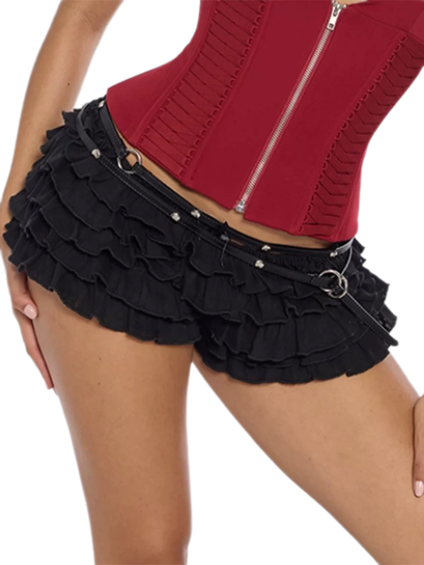 Ballet Layered Ruffle Shorts