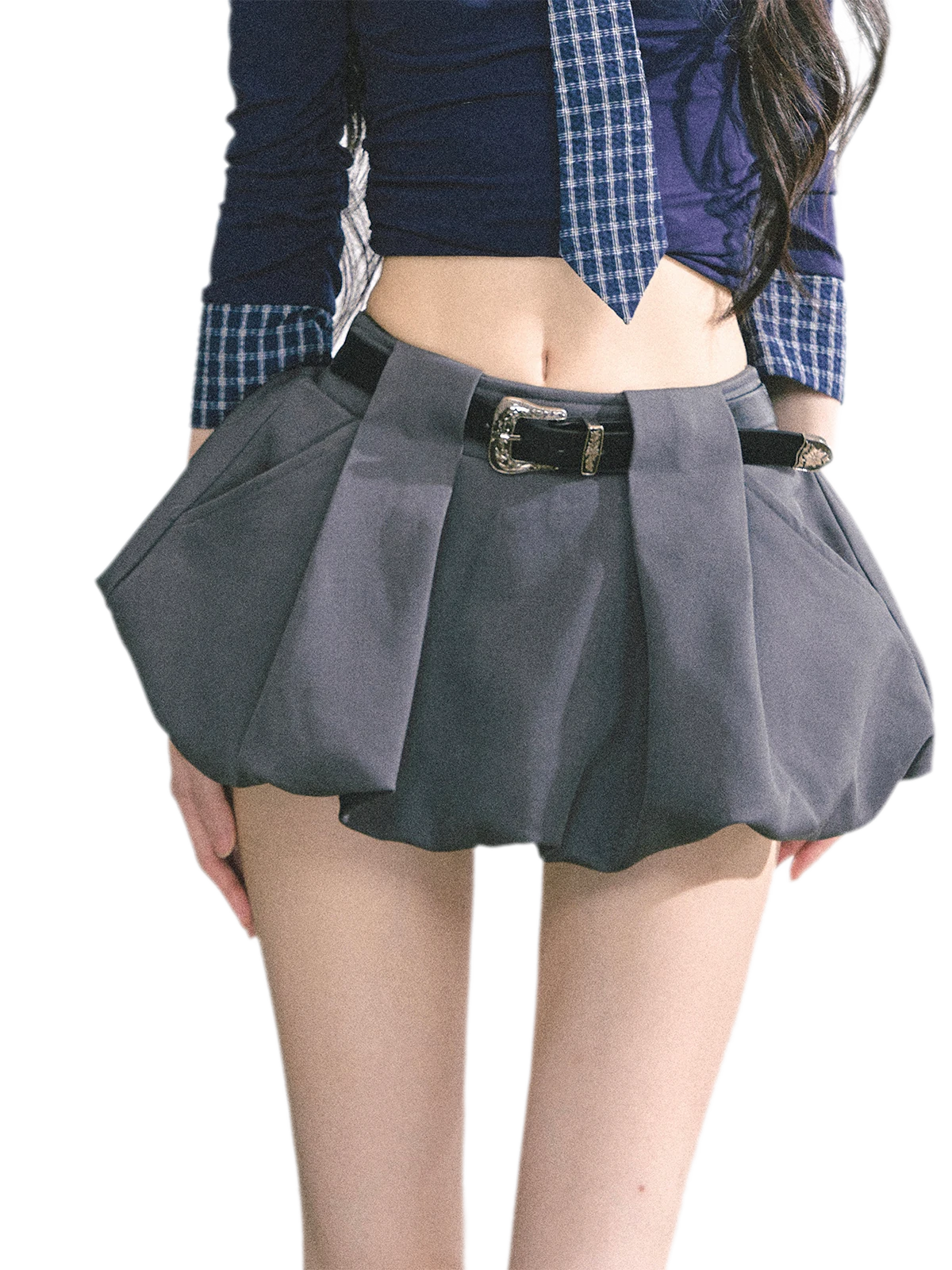 ローズバブルミニスカート