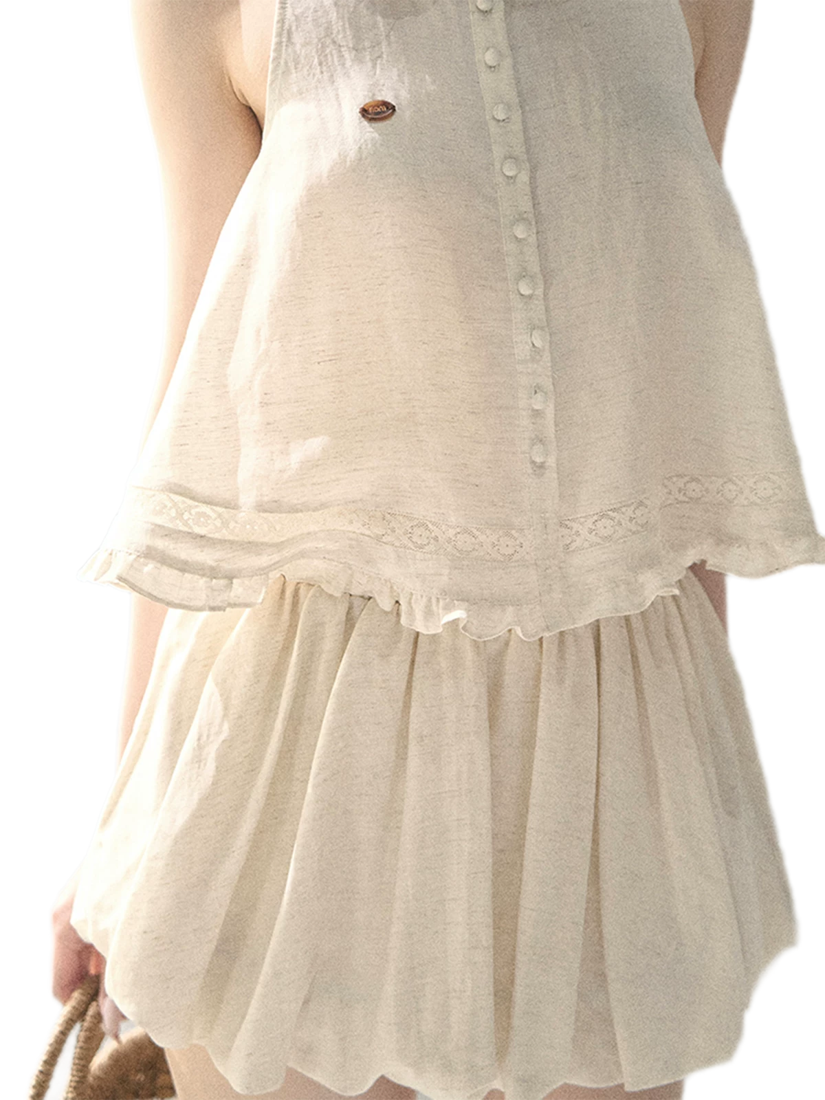 Soft Lace Two-Piece Set