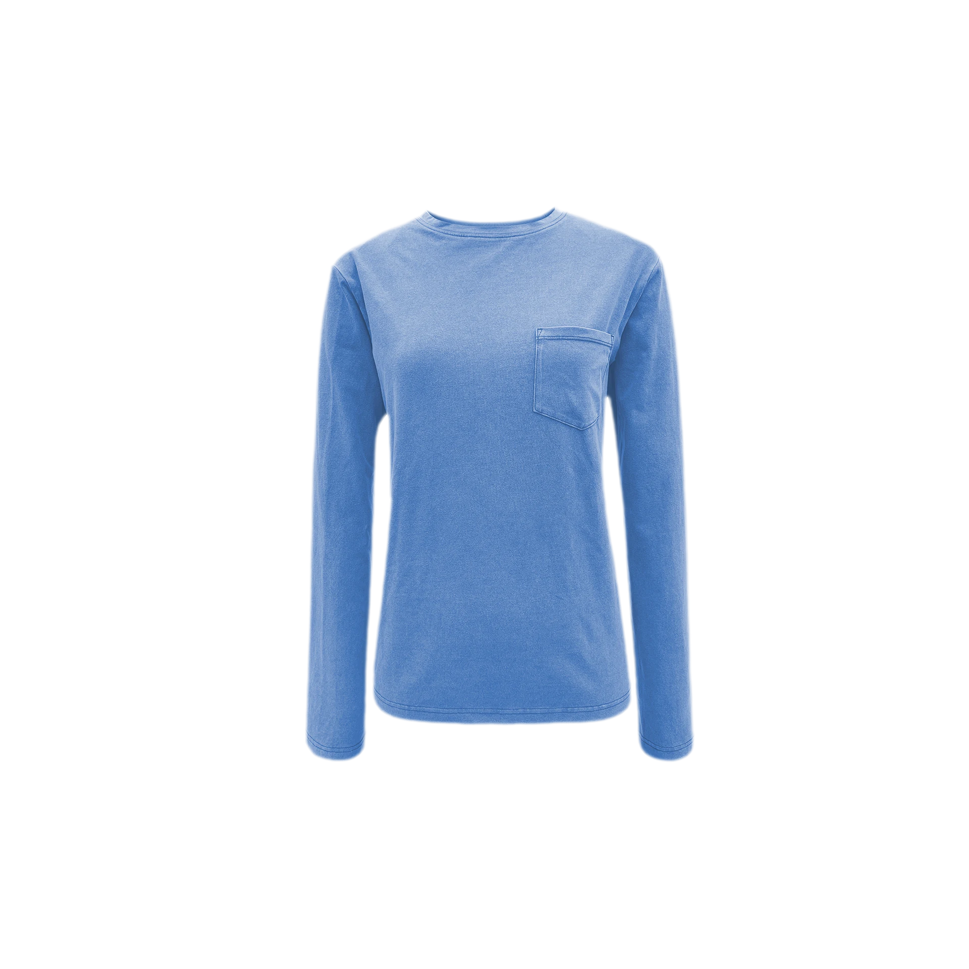 Pocket Detail Long-Sleeve T-Shirt