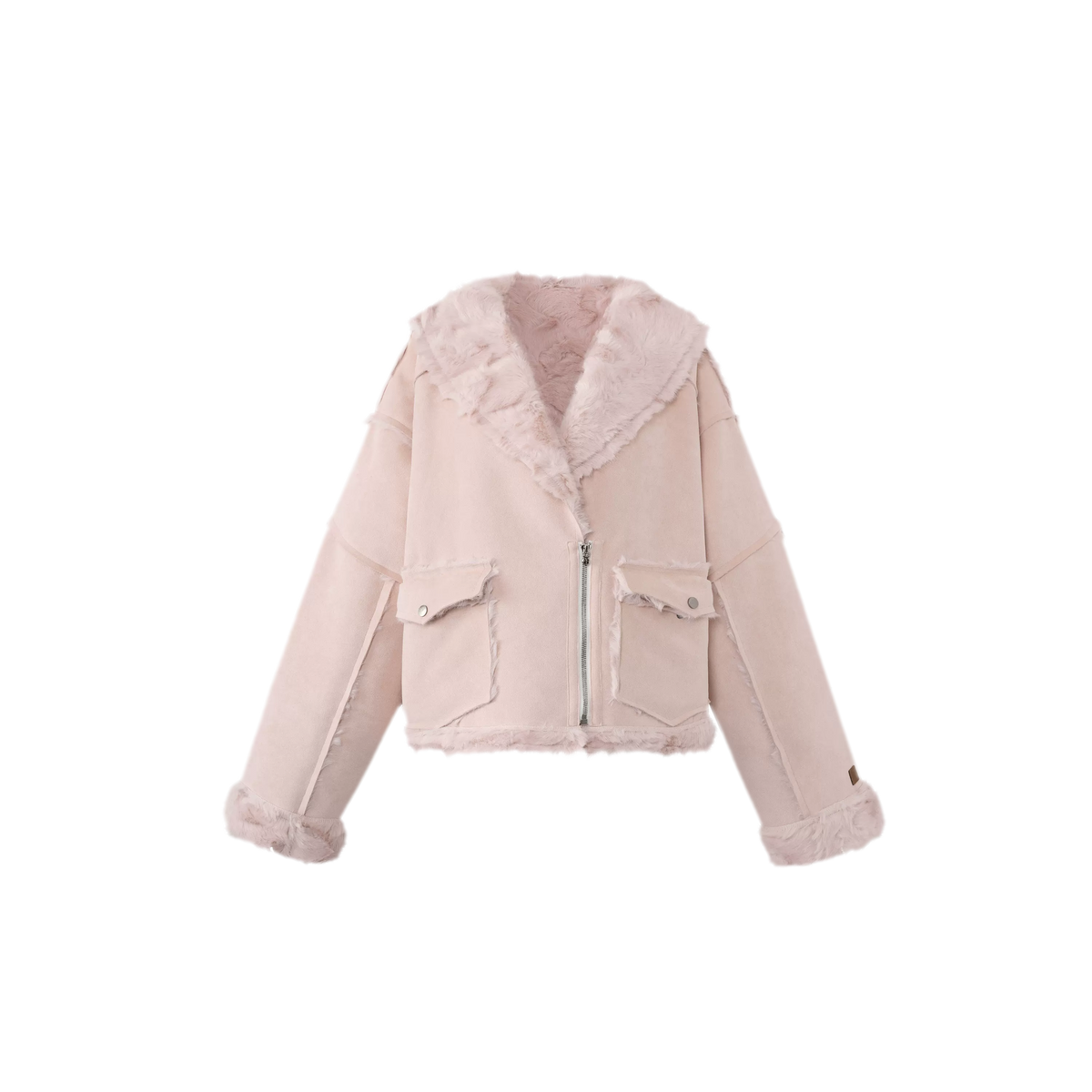 Faux Fur Reversible Short Jacket