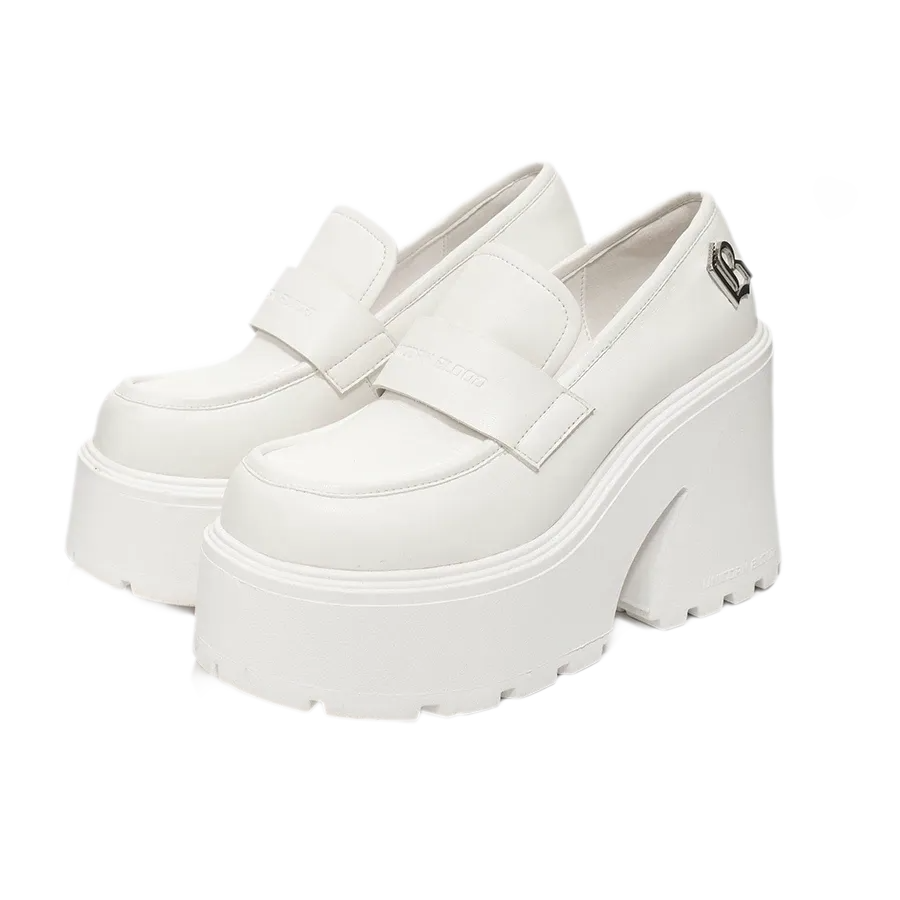 Chunky Platform Slip-On Loafers