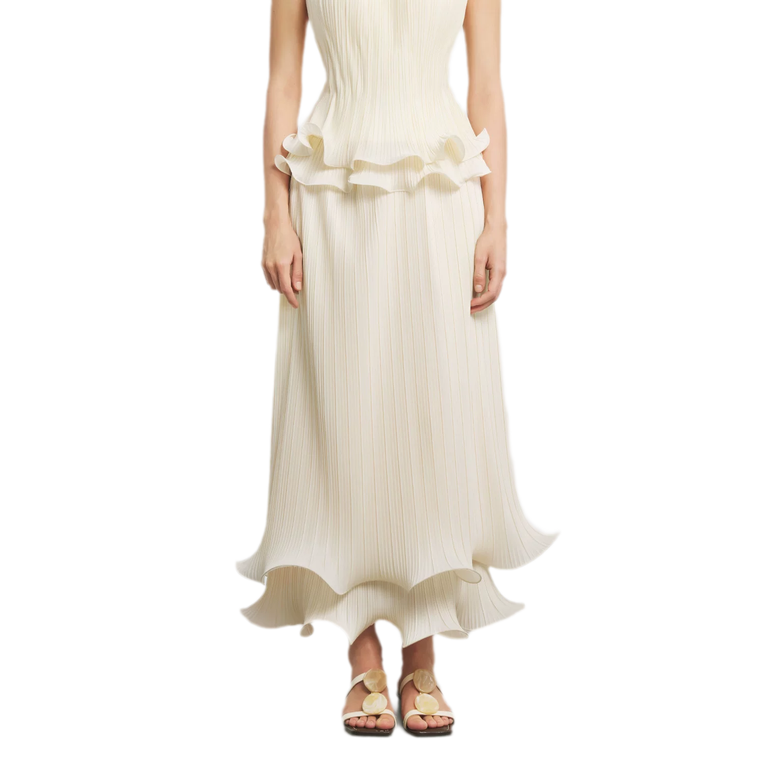 Cloud Pleated Corset Top
