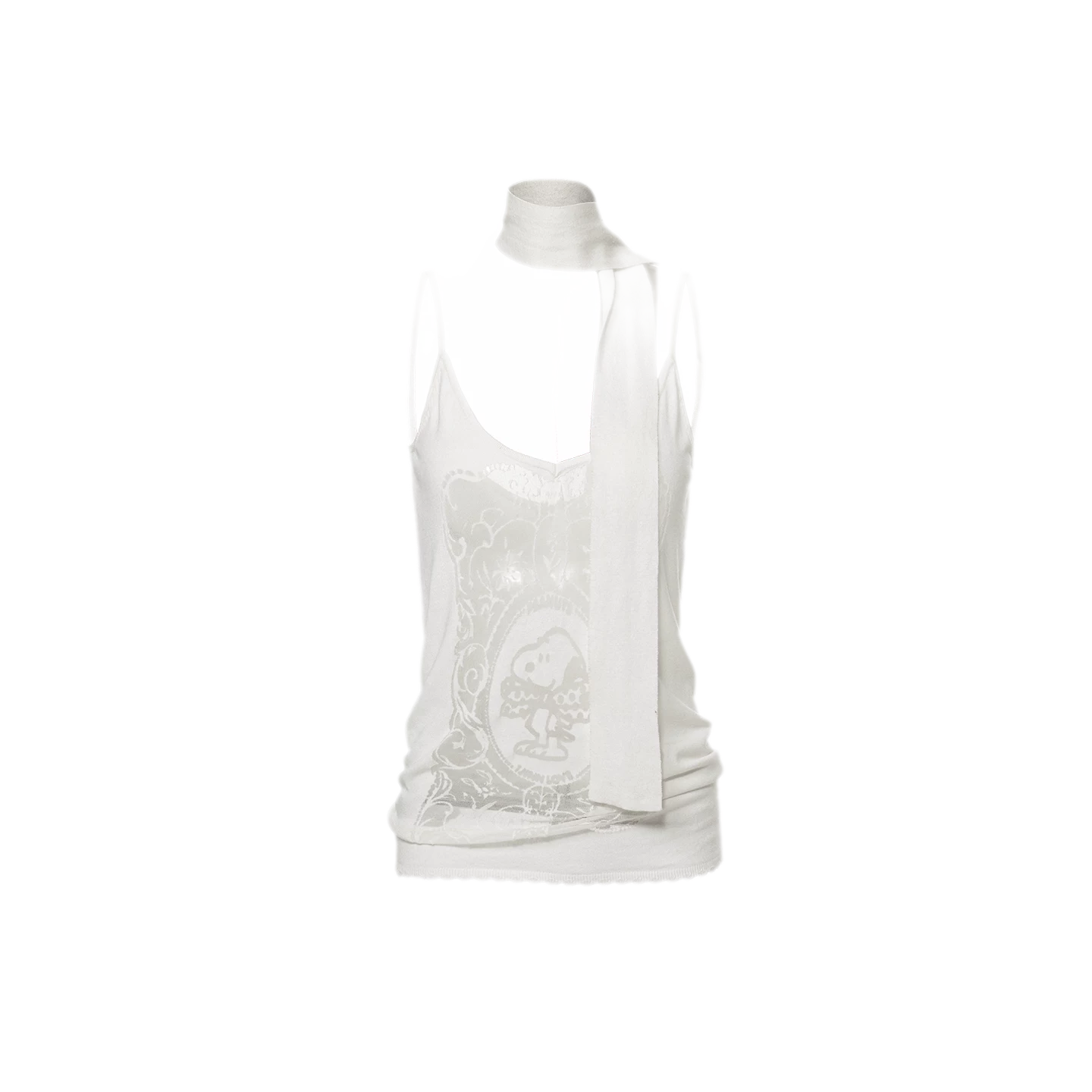 Burnout Graphic V-Neck Camisole