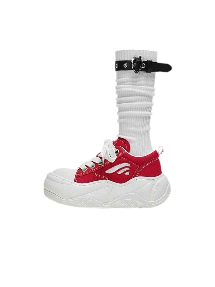 Wave Sole Height Sneakers