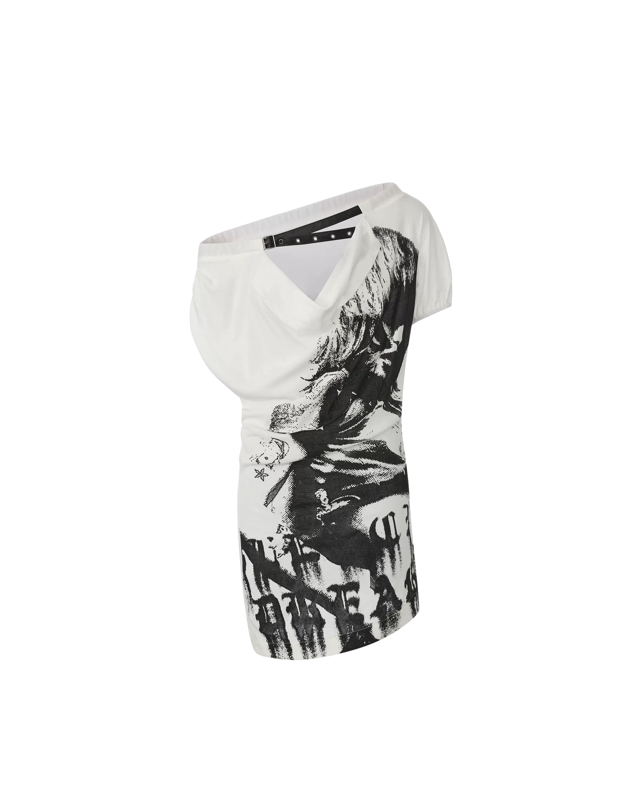 Asymmetric Off-Shoulder Dress