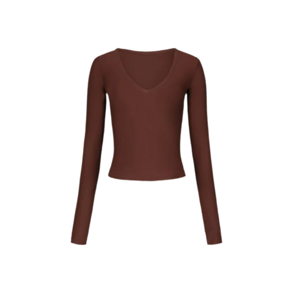 Deep V Slim Top