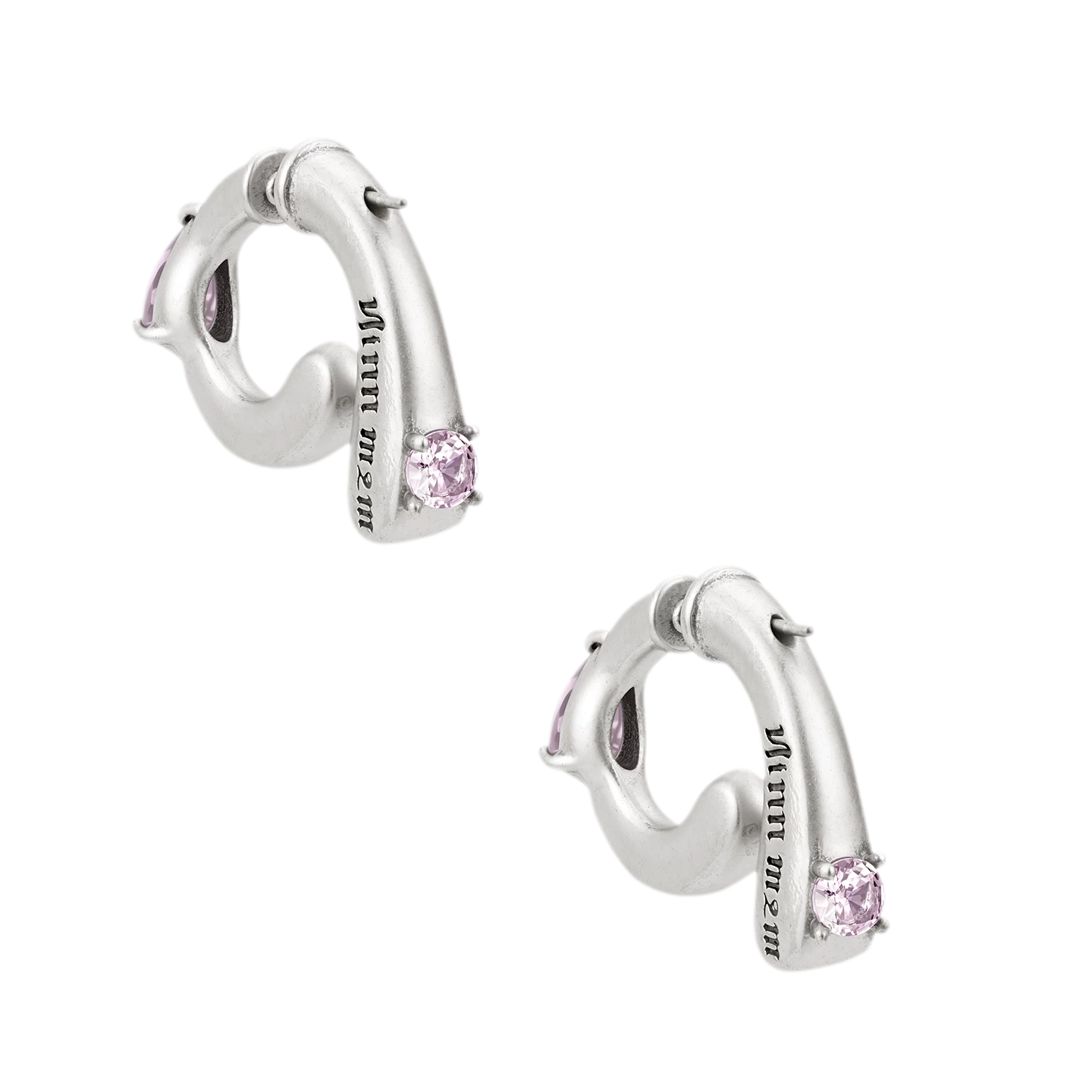 Vintage Gold & Silver Zircon Earrings