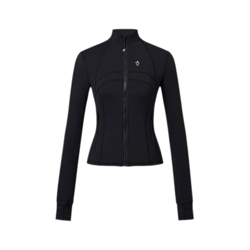 Mesh Panel Zip Jacket