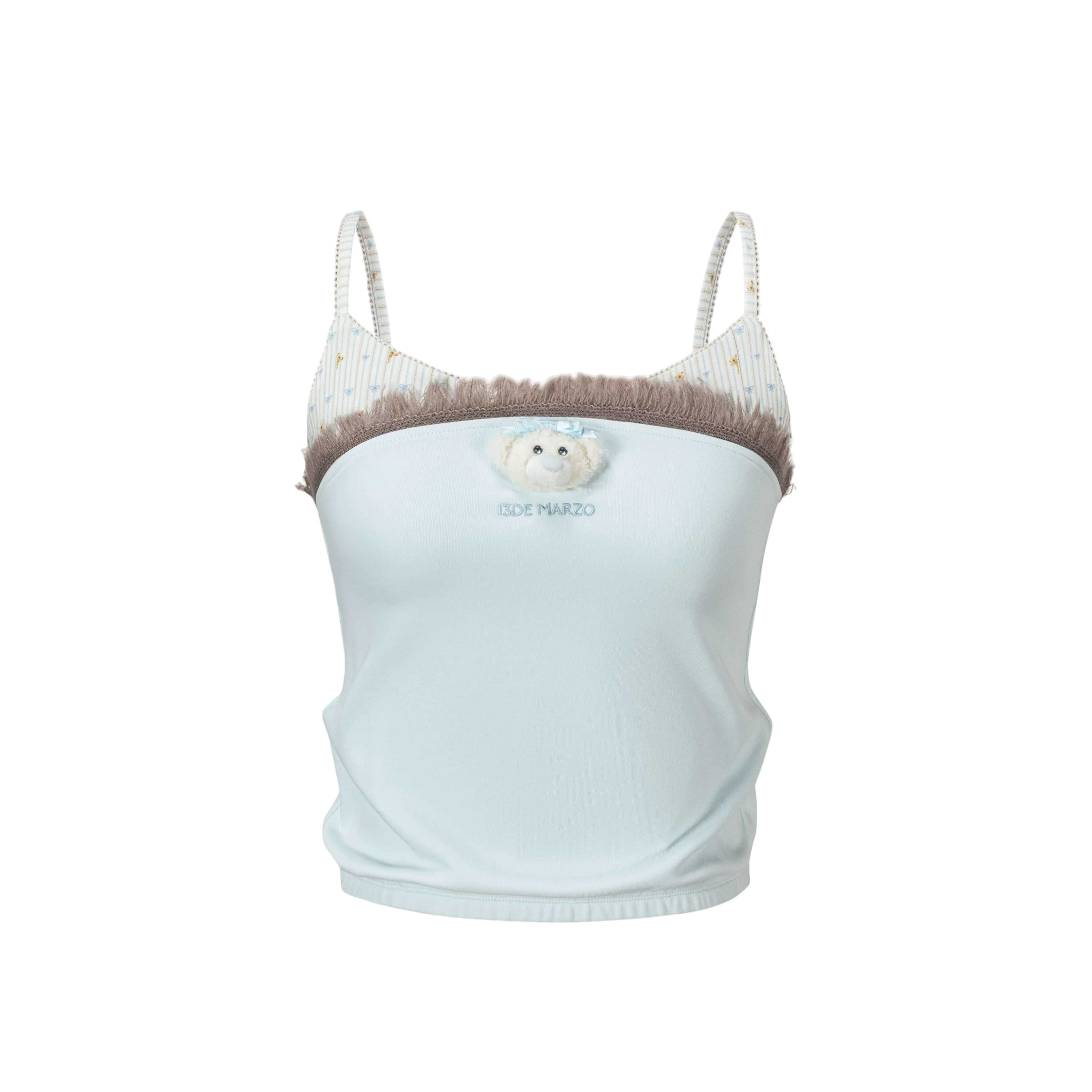 Two-Layer Tassel Camisole Vest