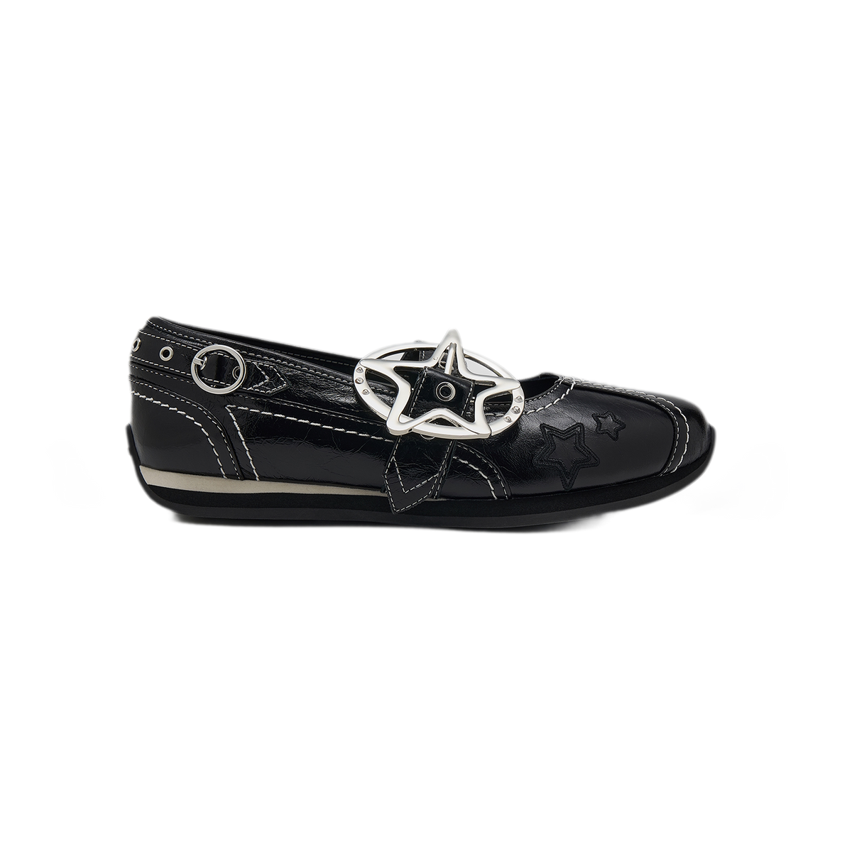 Star Buckle Mary Jane Shoes