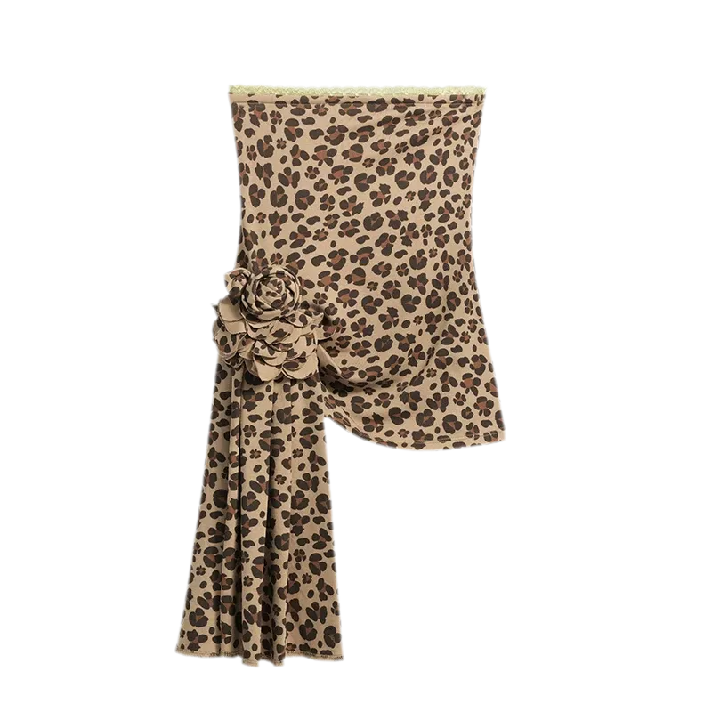 Leopard Lace Backless Cami