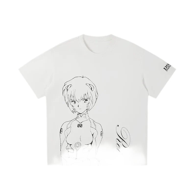 Water-Based Line-Art Graphic T-Shirt