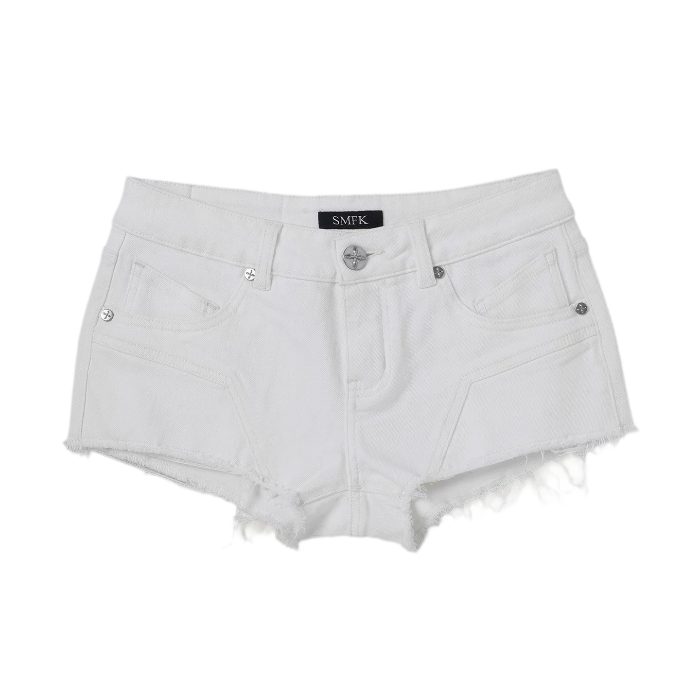 Wild Phantom Ultra Low-Rise Denim Shorts