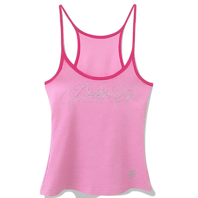 Rhinestone Ribbed Cami Top