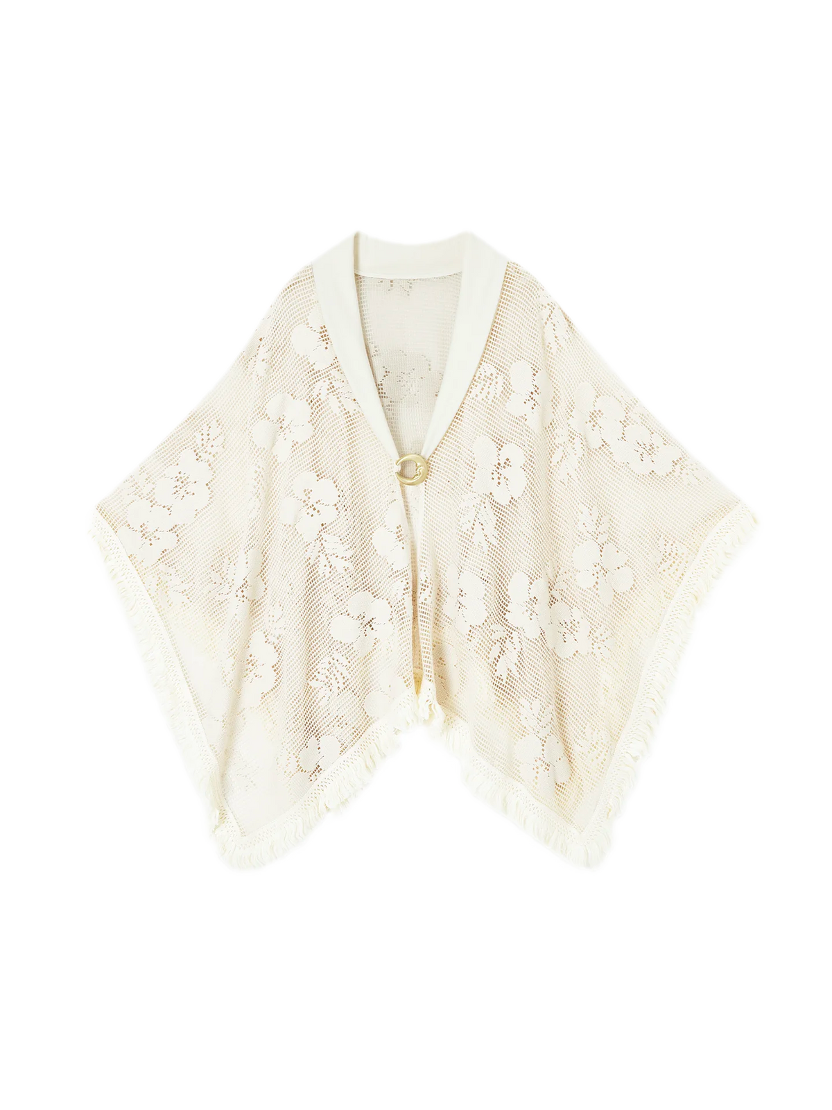 Hollow Woven Tassel Cloak