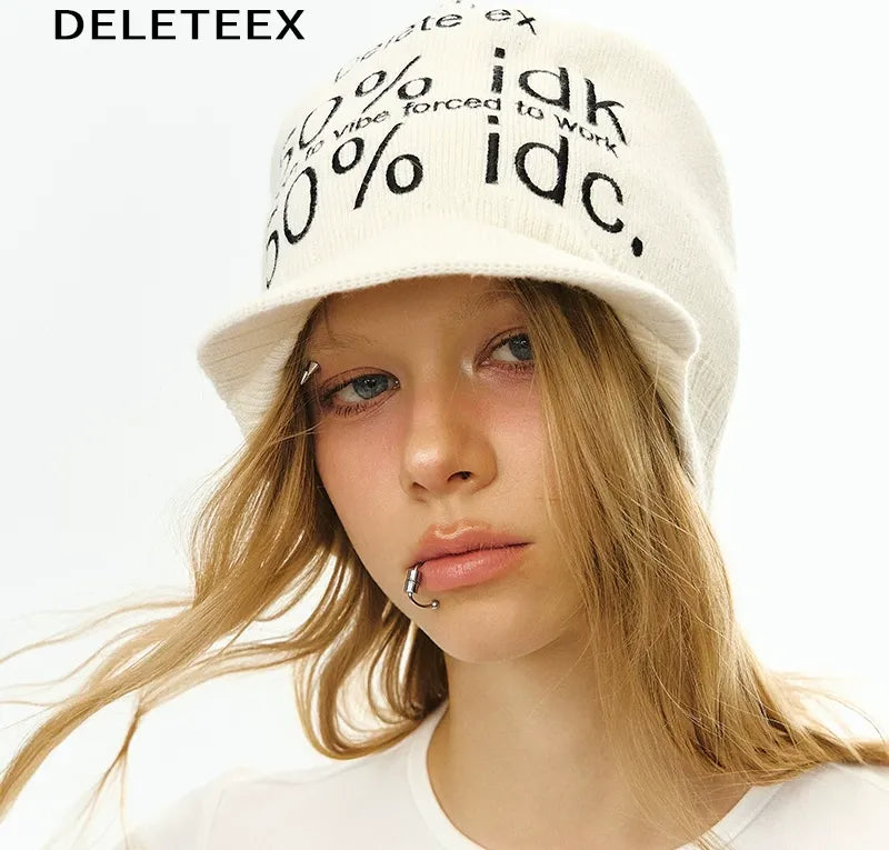 Emoticon Wool Knit Hat