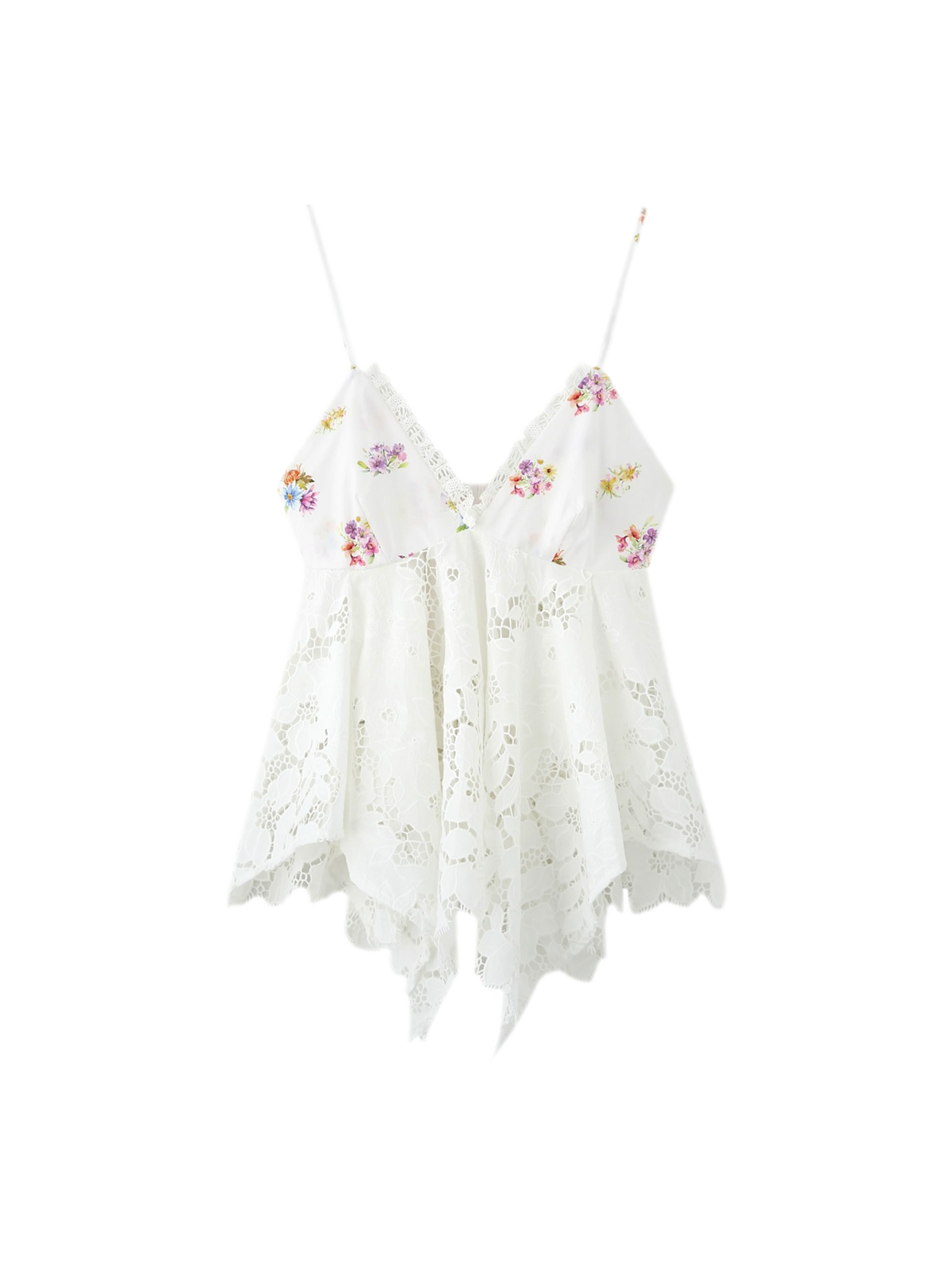 Lyocell Floral Wide-Leg Set