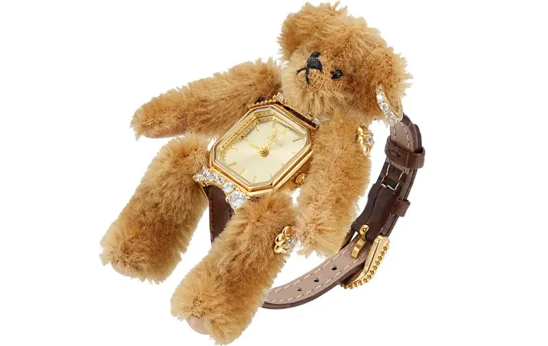 Plush Teddy Bear Watch Bracelet