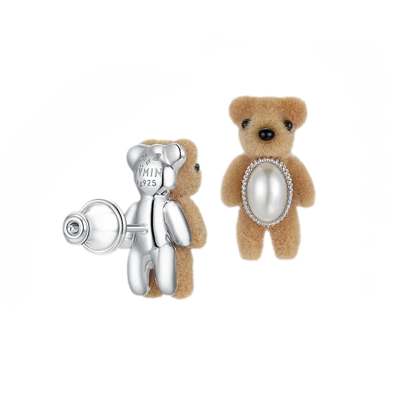 Mini Teddy Bear Earrings